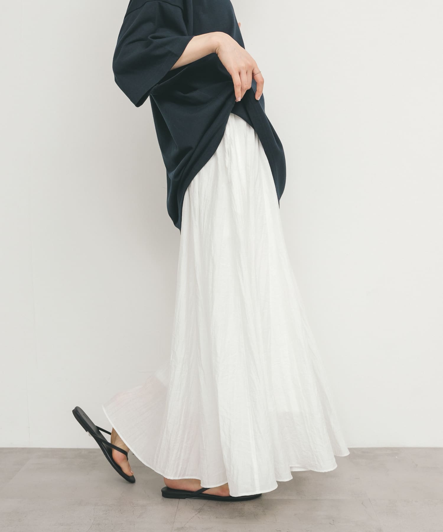 身長：160cm サイズ：one