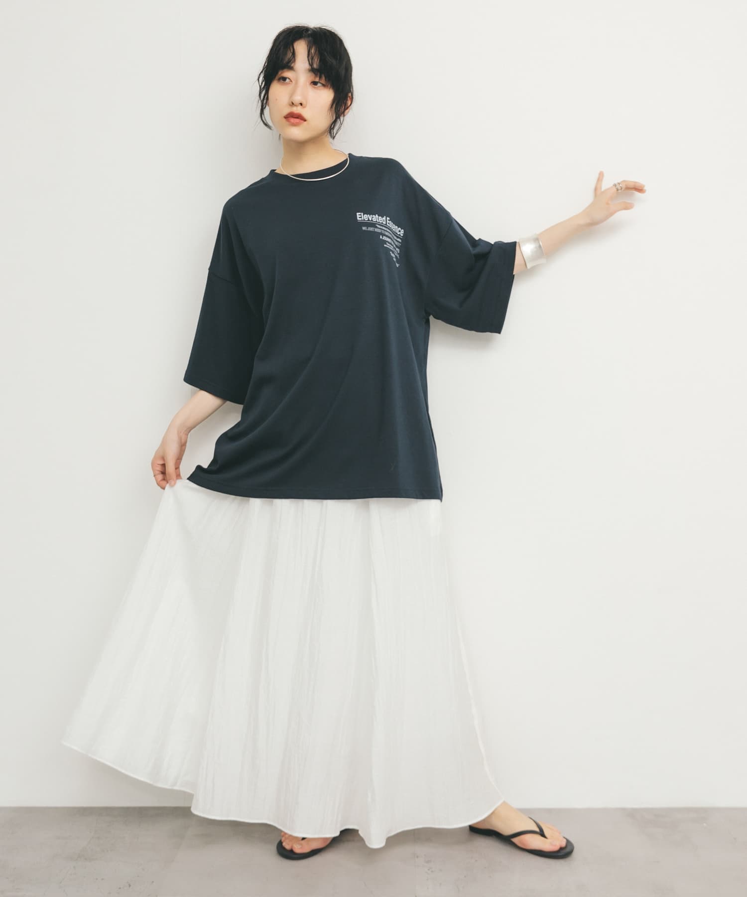 身長：160cm サイズ：one