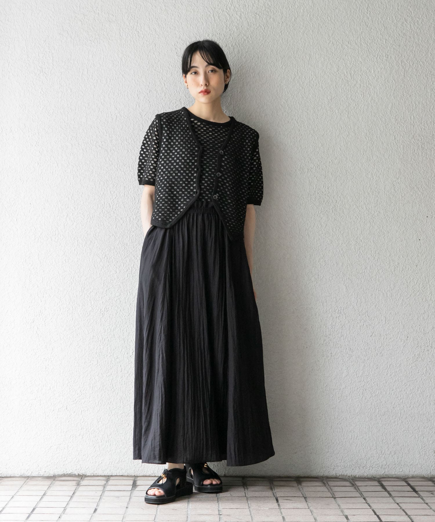 身長：160cm サイズ：one