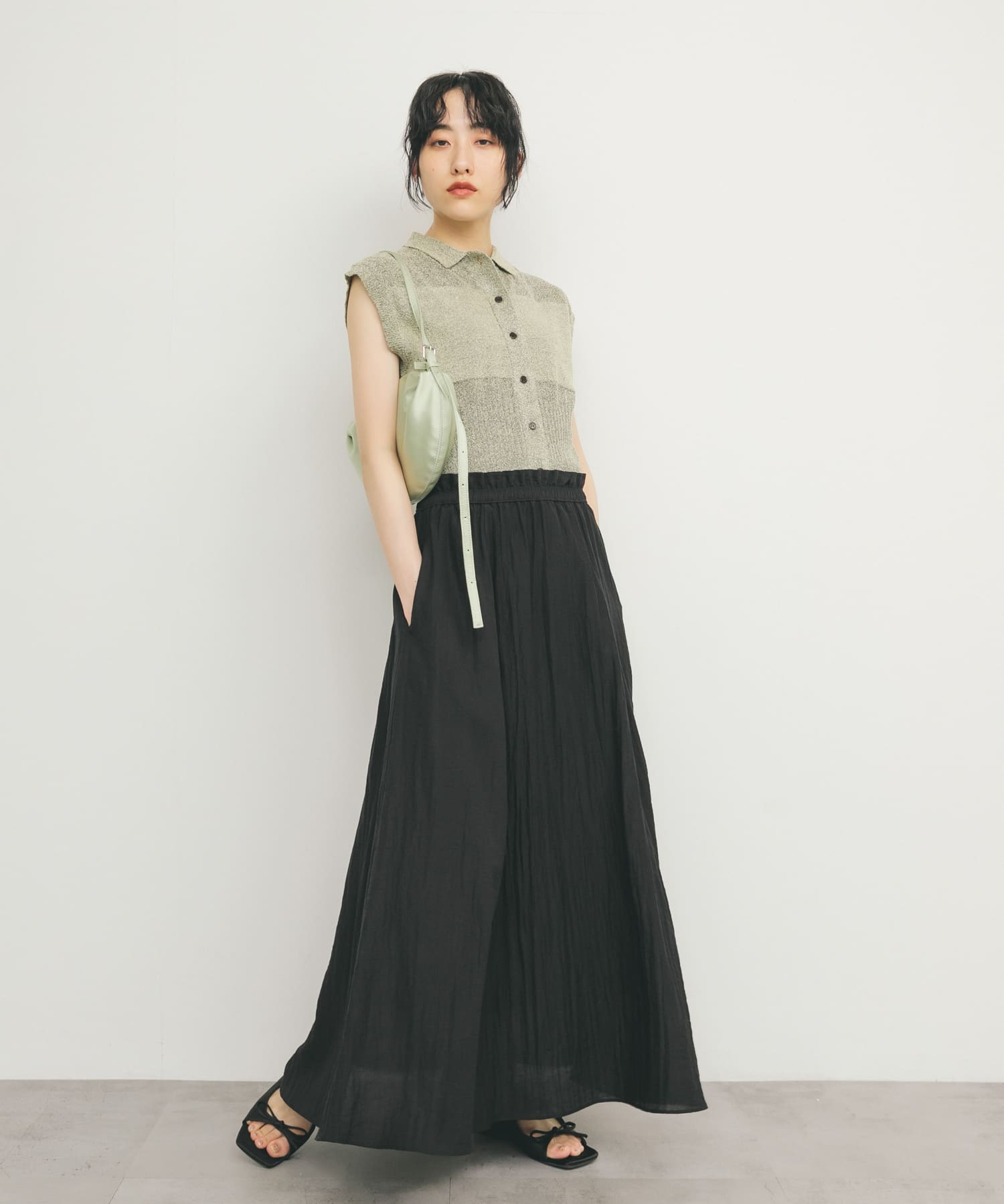 身長：160cm サイズ：one