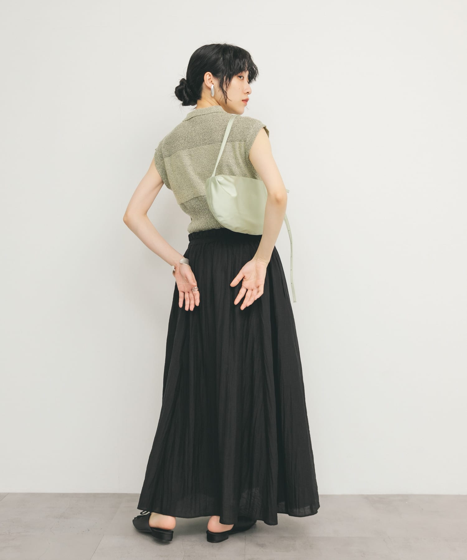 身長：160cm サイズ：one