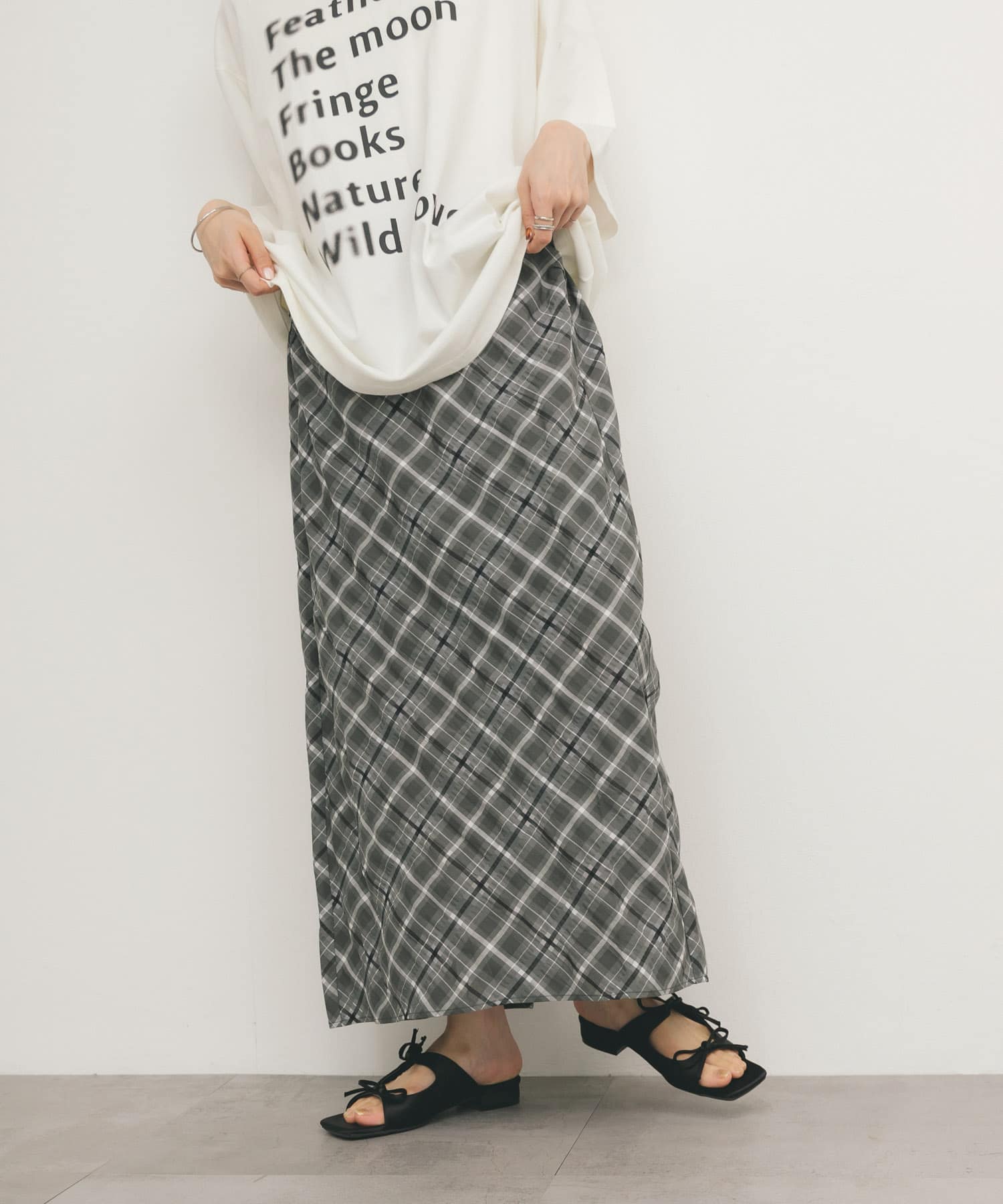 身長：160cm サイズ：one