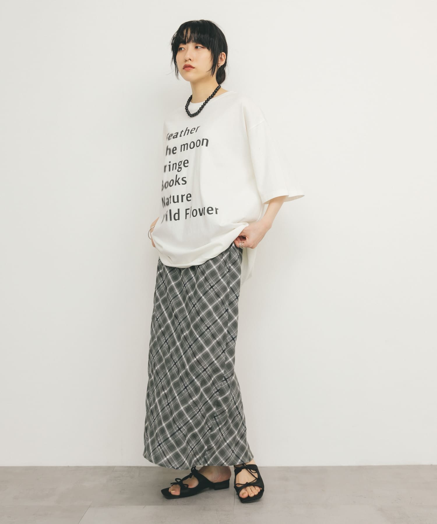 身長：160cm サイズ：one