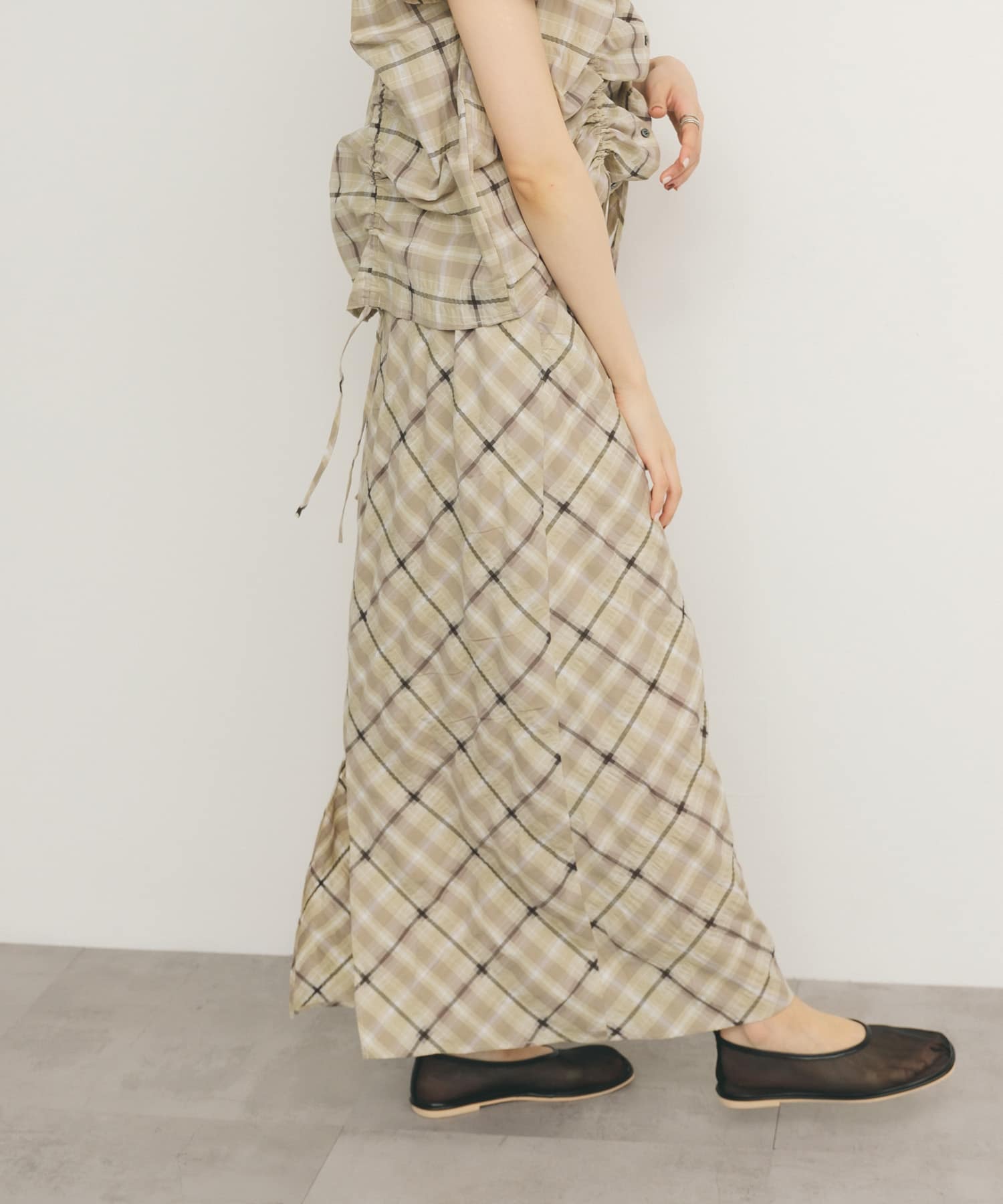 身長：160cm サイズ：one