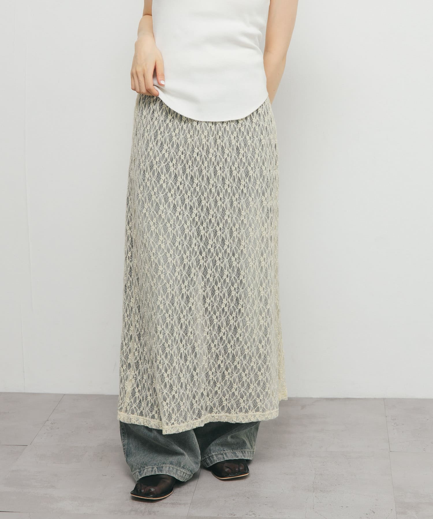 身長：160cm サイズ：one