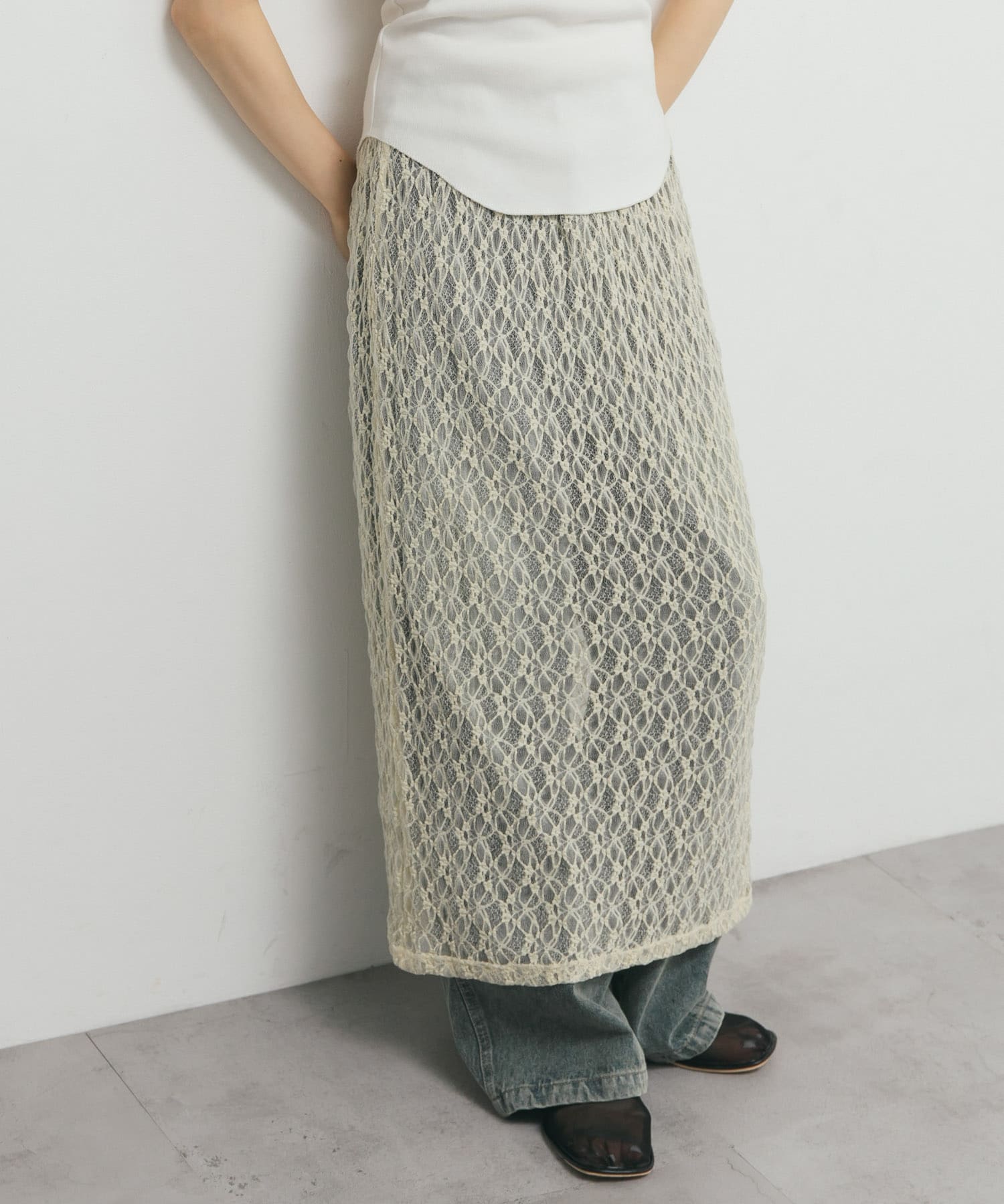 身長：160cm サイズ：one