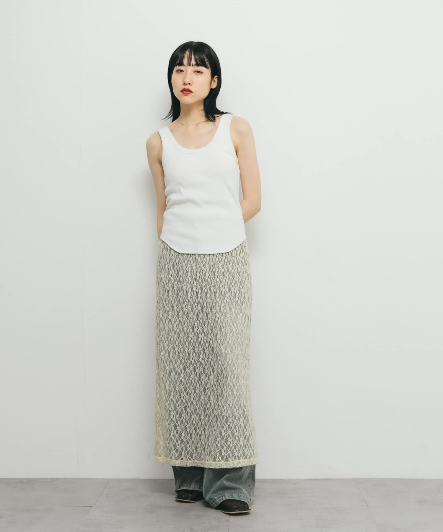 身長：160cm サイズ：one