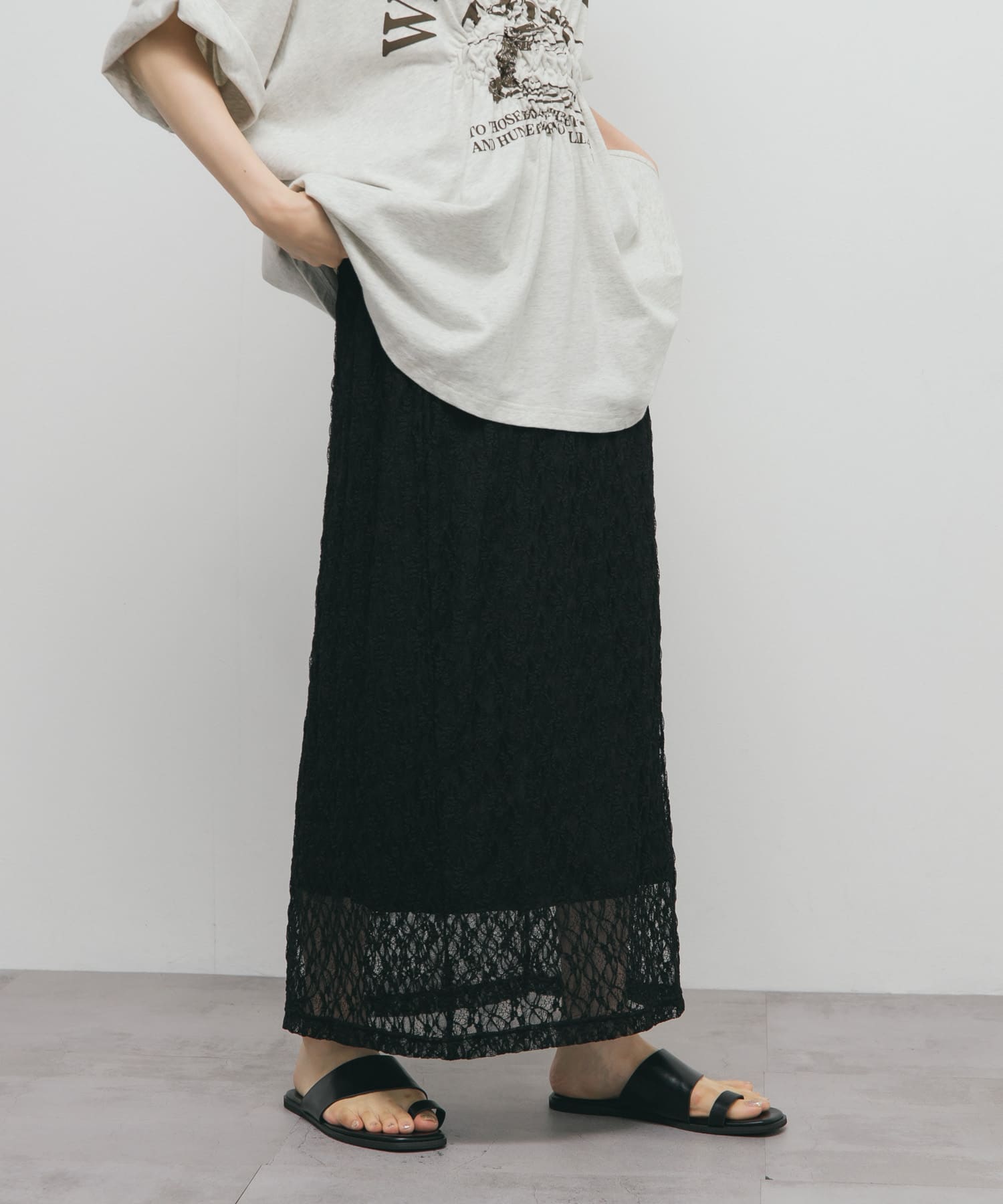 身長：160cm サイズ：one