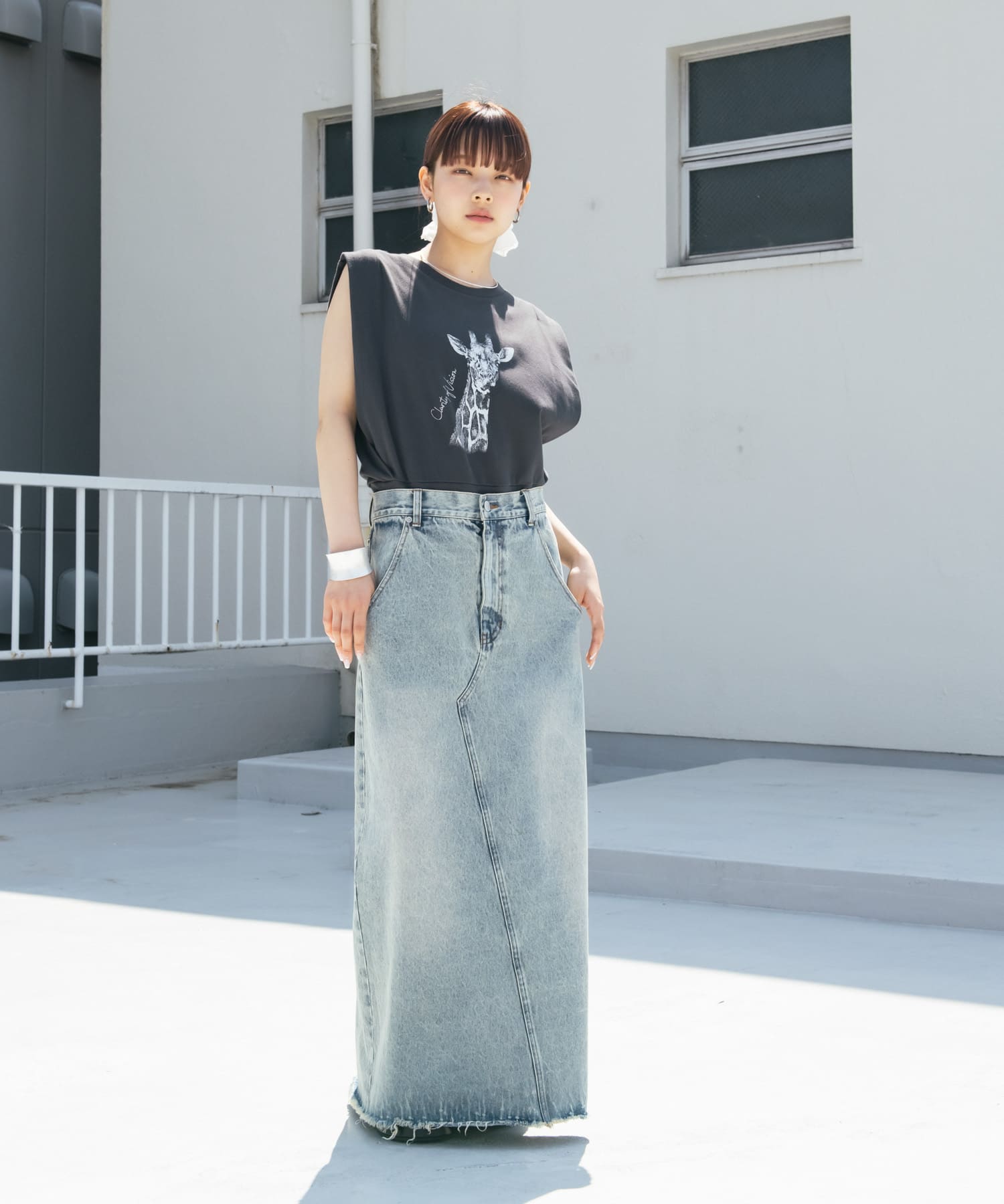 身長：153cm サイズ：one