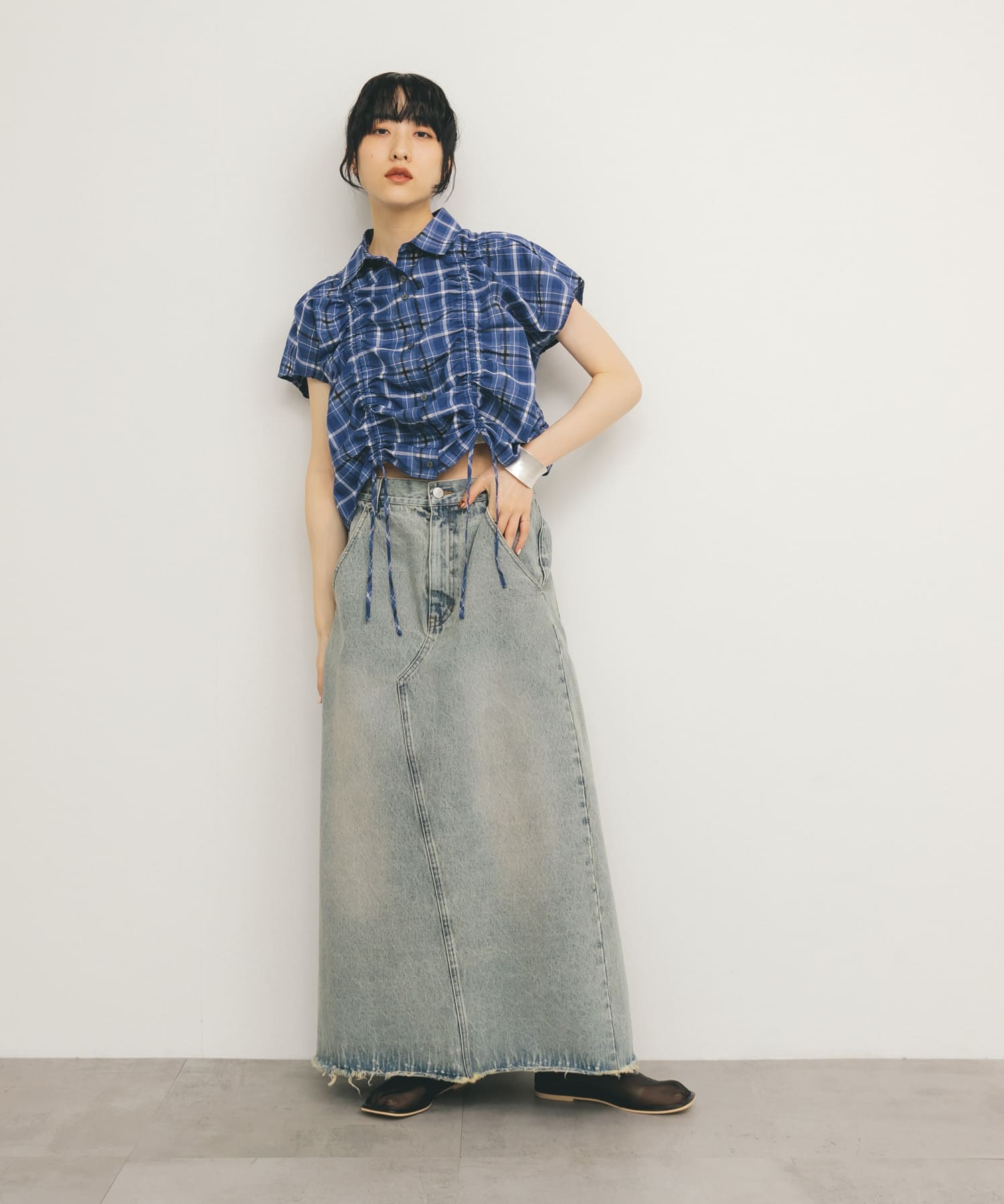 身長：160cm サイズ：one