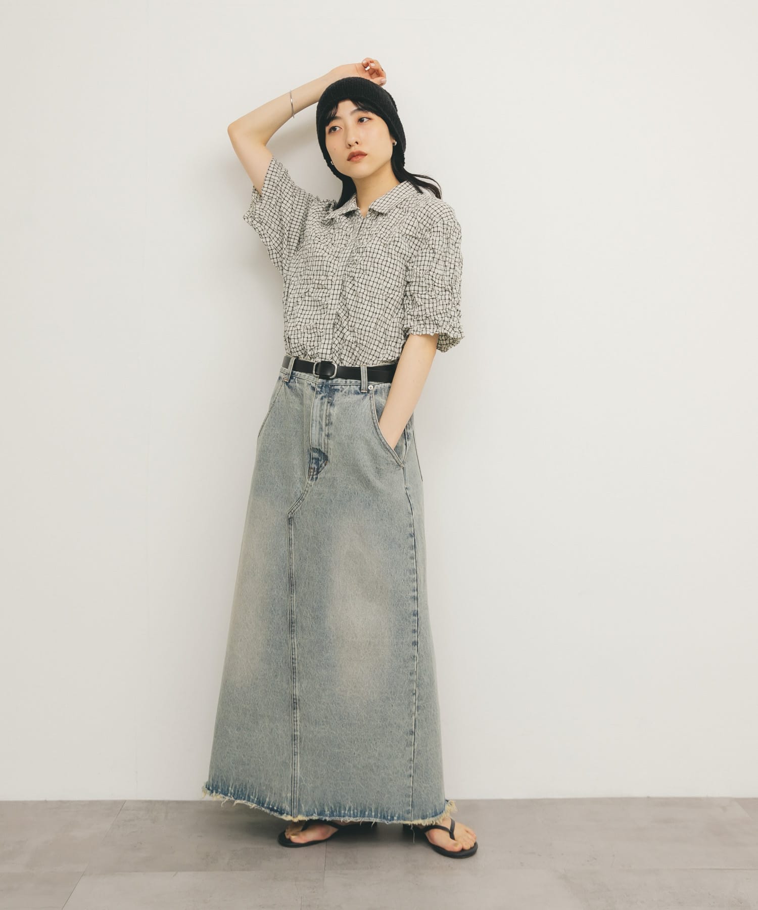 身長：160cm サイズ：one