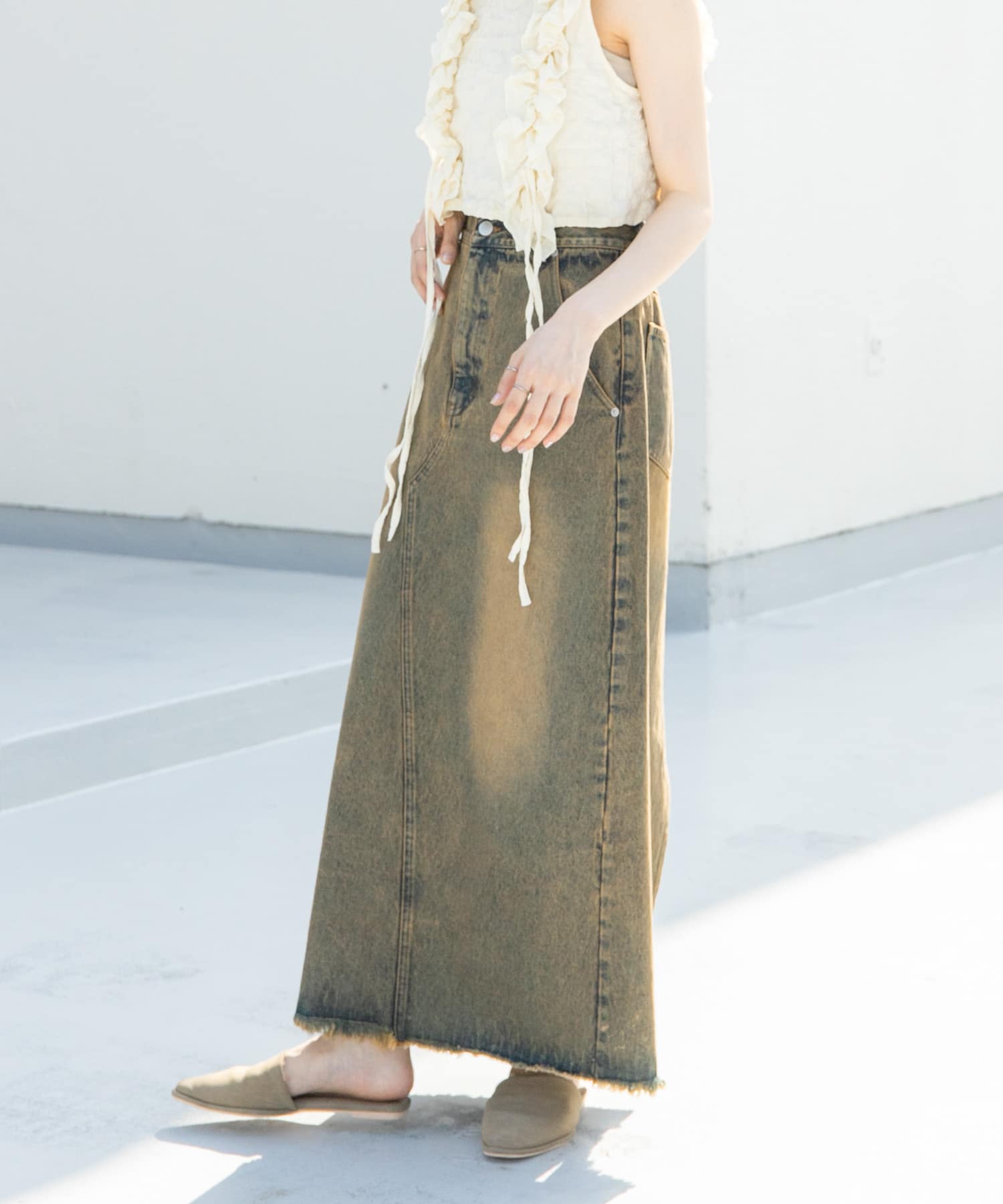 身長：160cm サイズ：one