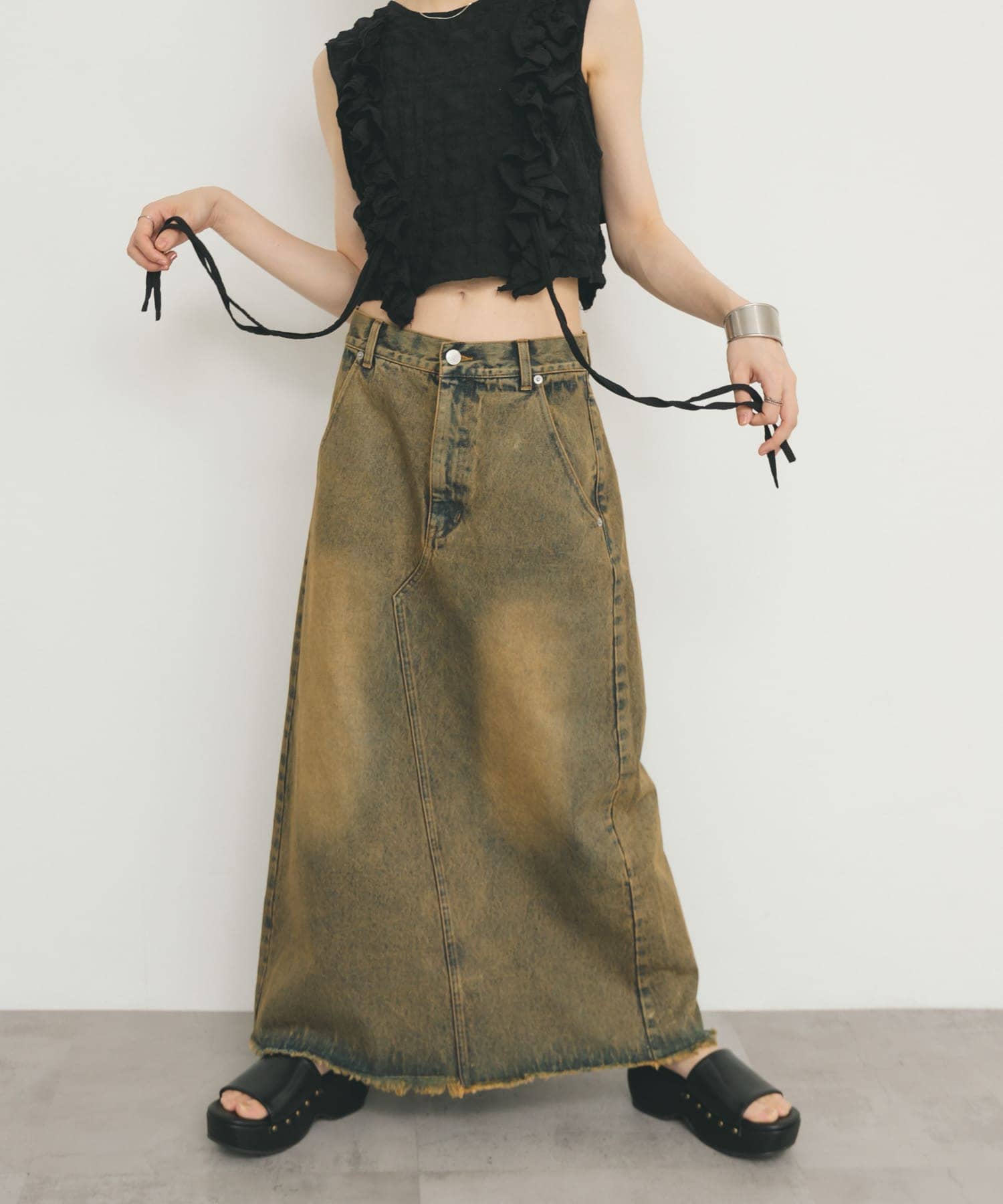 身長：160cm サイズ：one