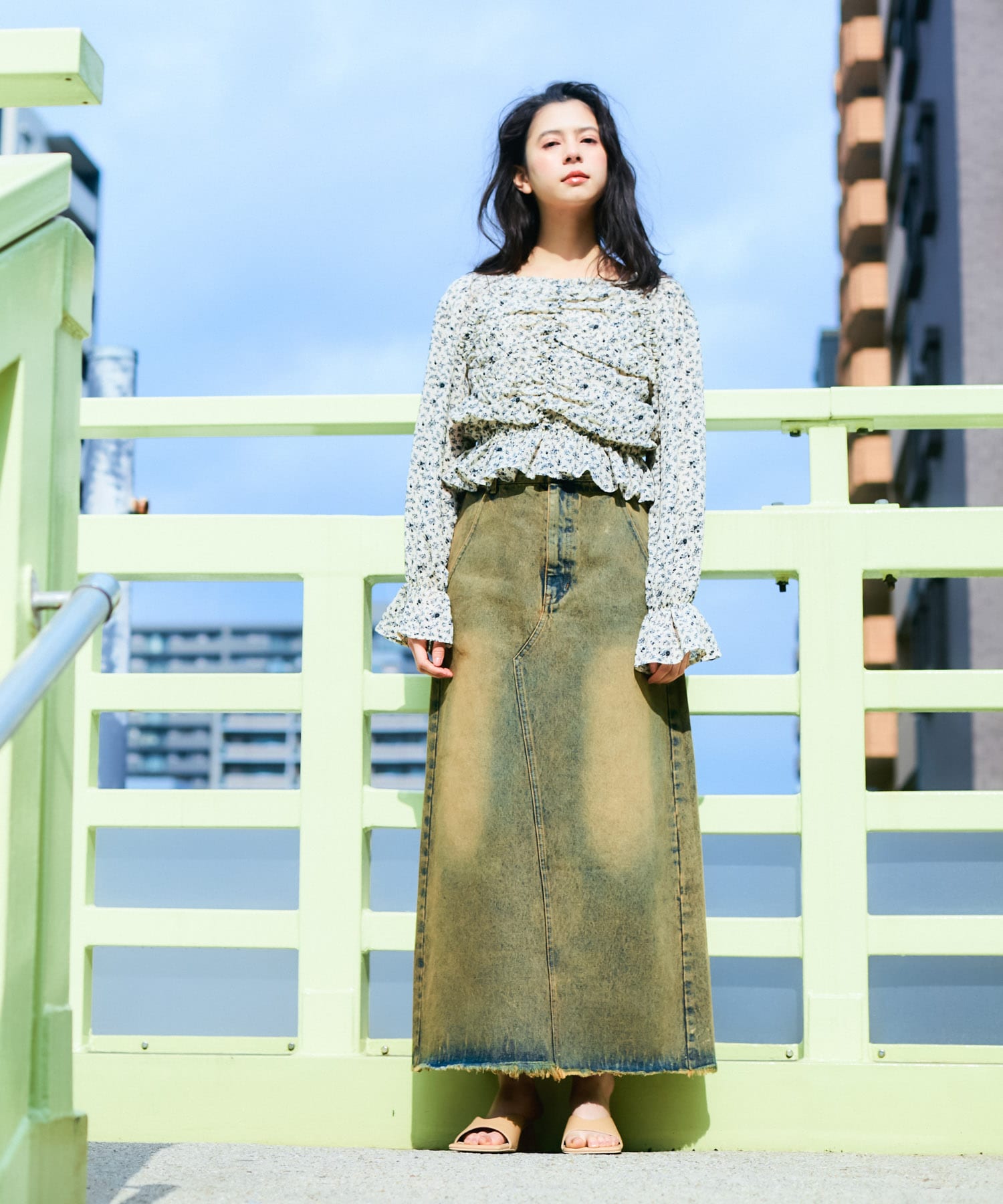 身長：164cm サイズ：one