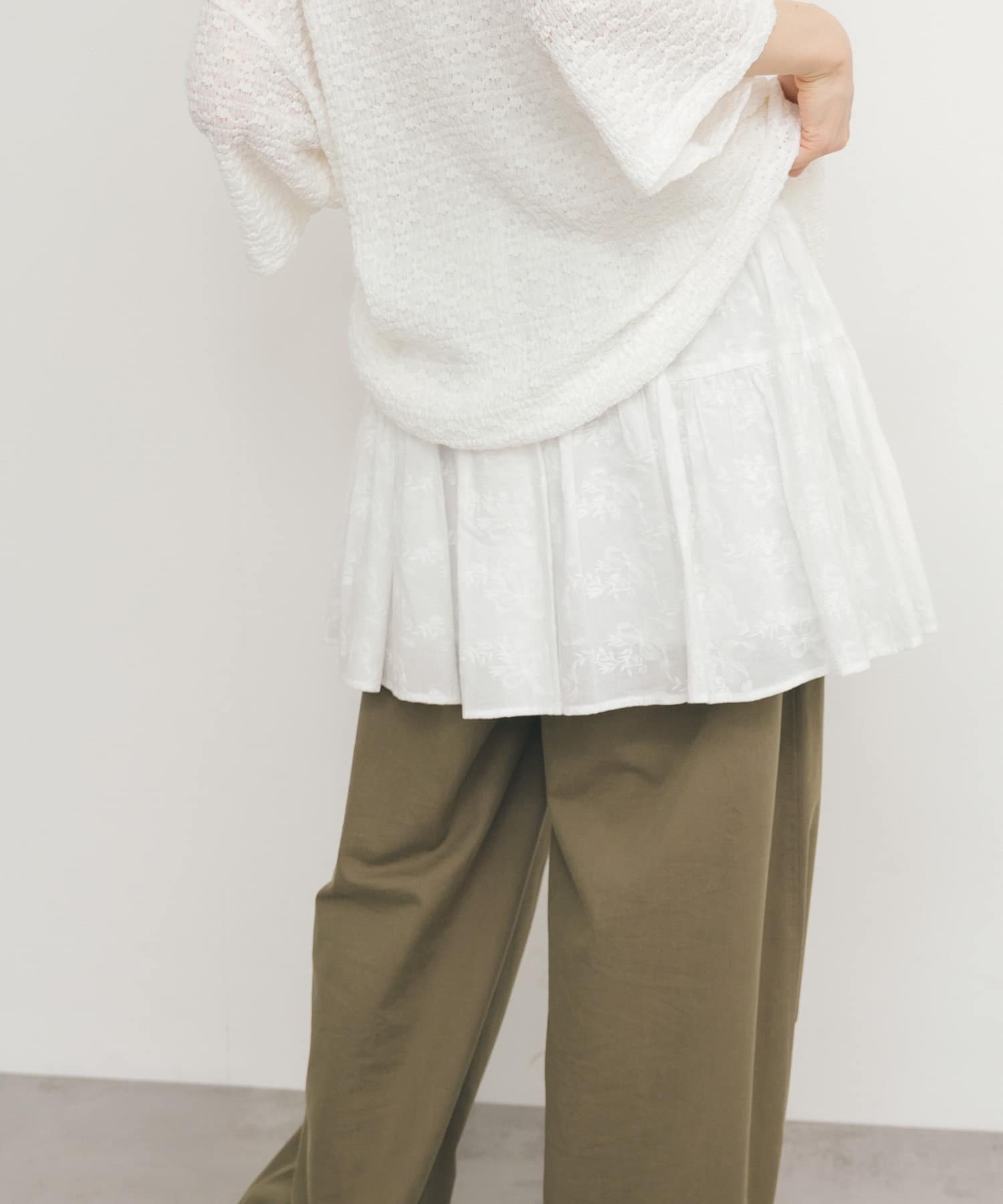 身長：160cm サイズ：one