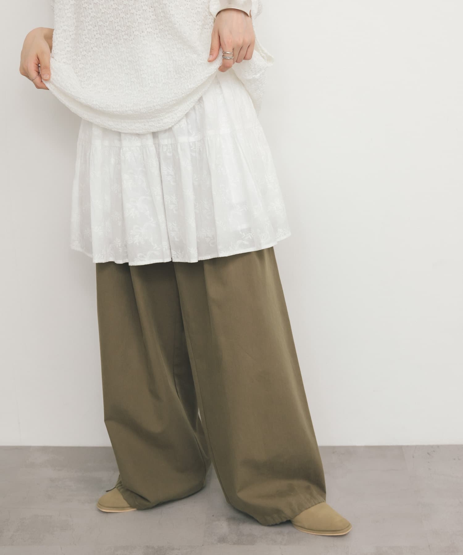 身長：160cm サイズ：one