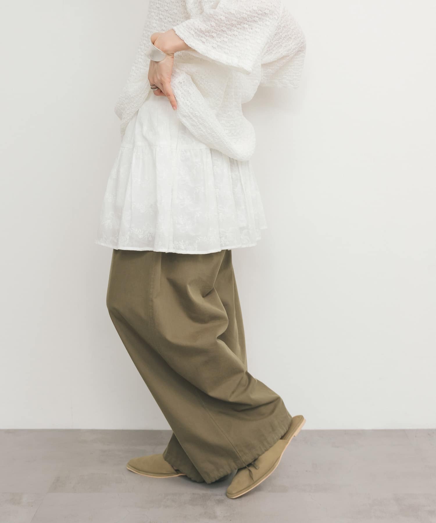 身長：160cm サイズ：one