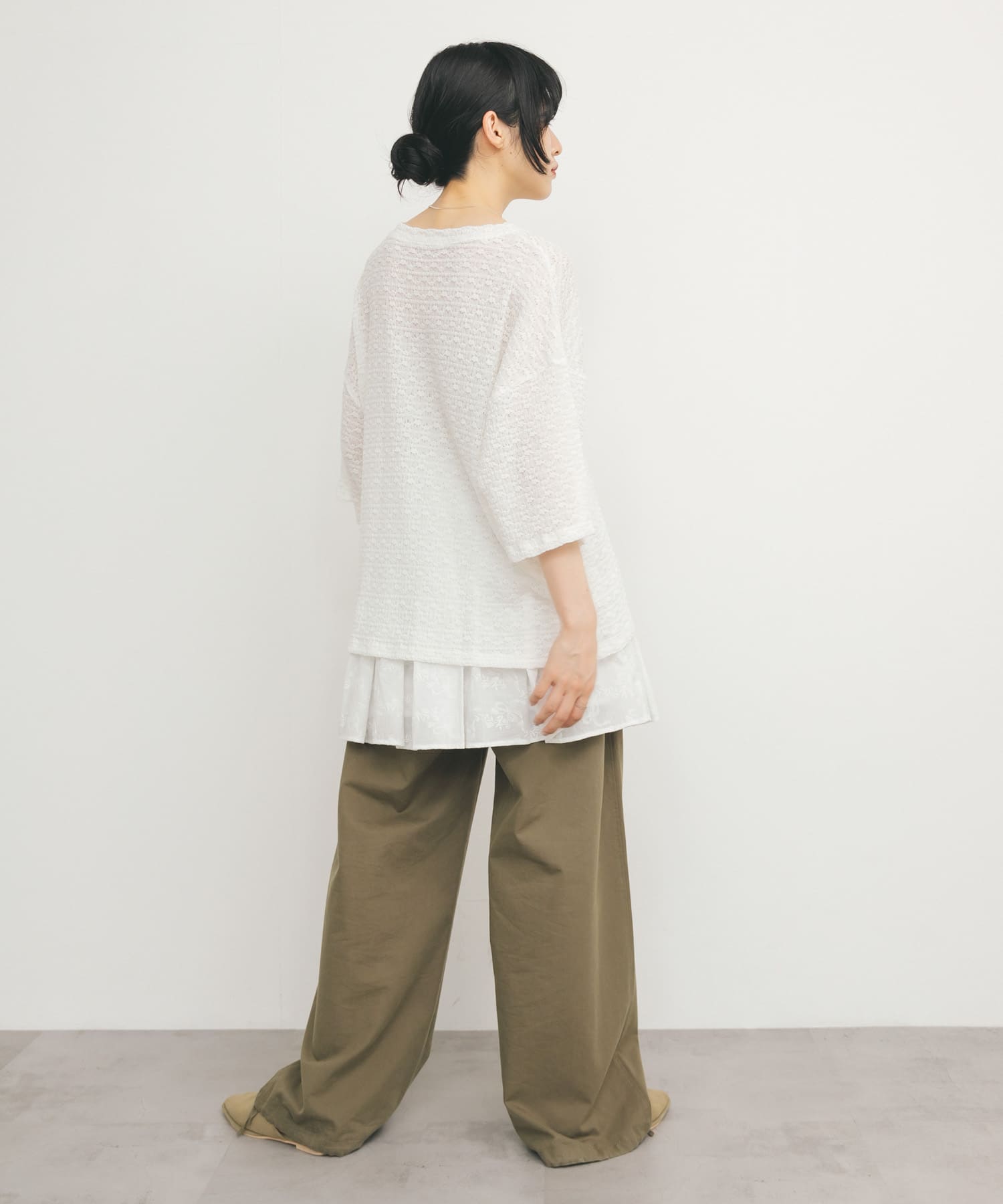 身長：160cm サイズ：one