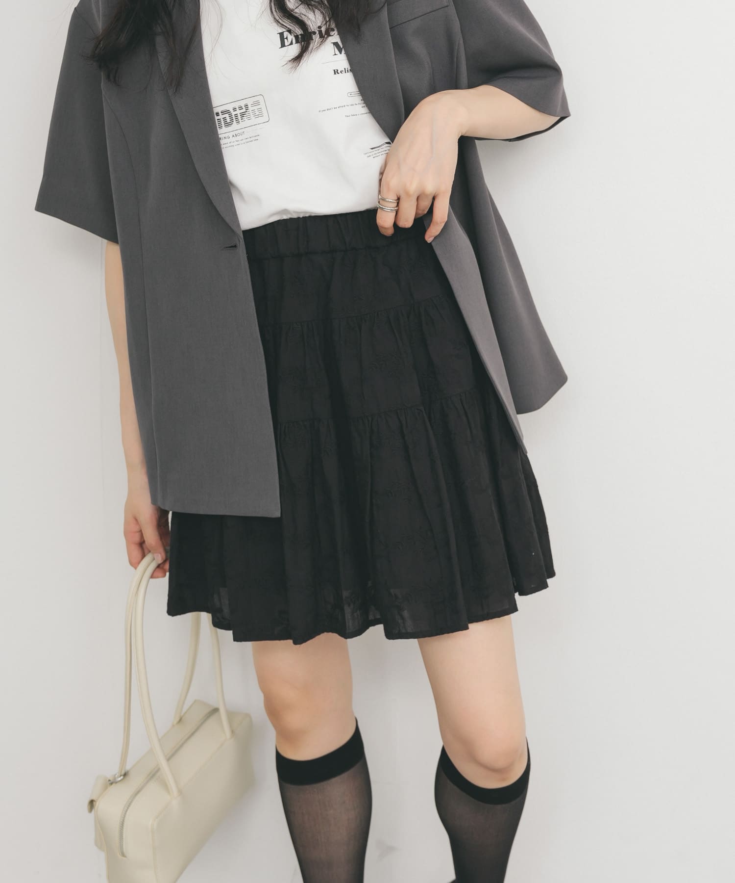 身長：160cm サイズ：one
