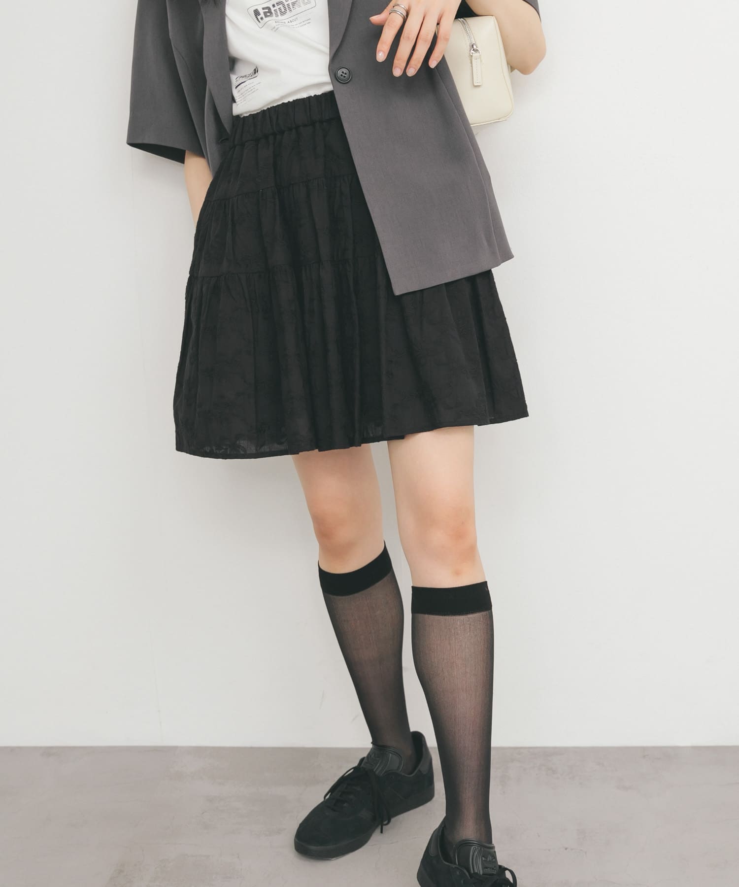 エンブロイダリーミニスカート(one BLACK): スカート｜URBAN RESEARCH