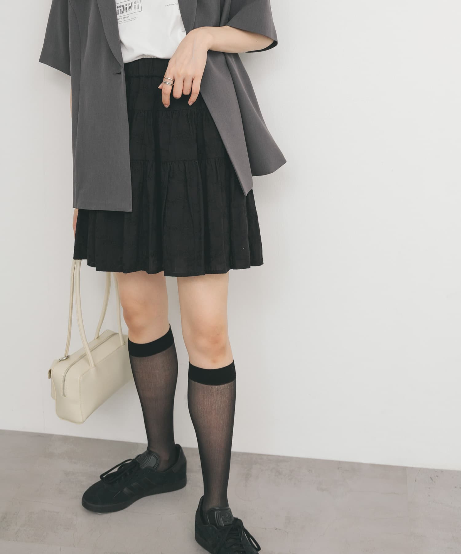 身長：160cm サイズ：one
