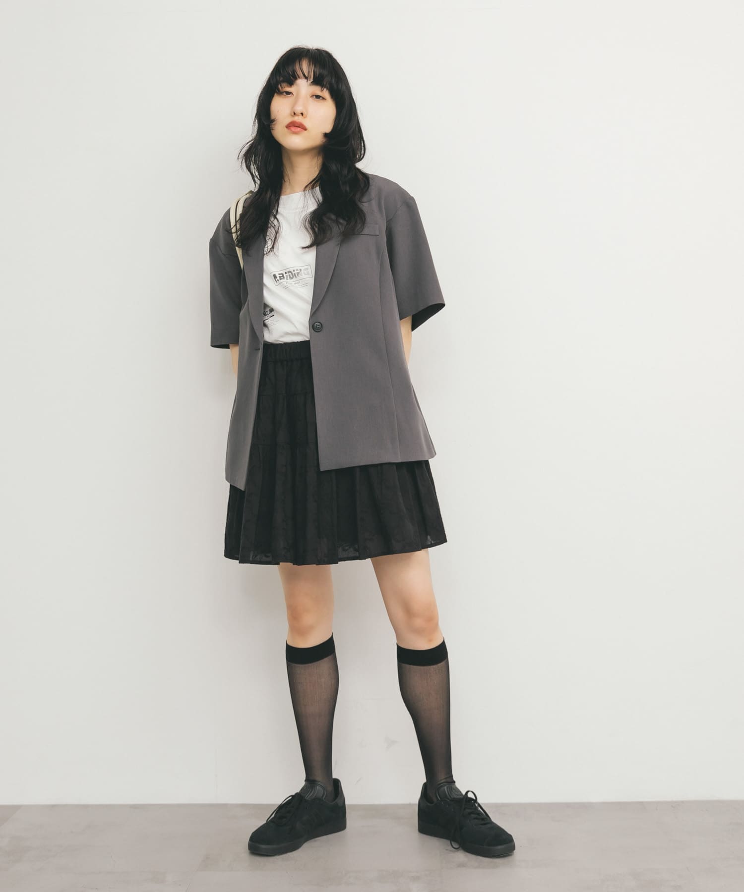 身長：160cm サイズ：one
