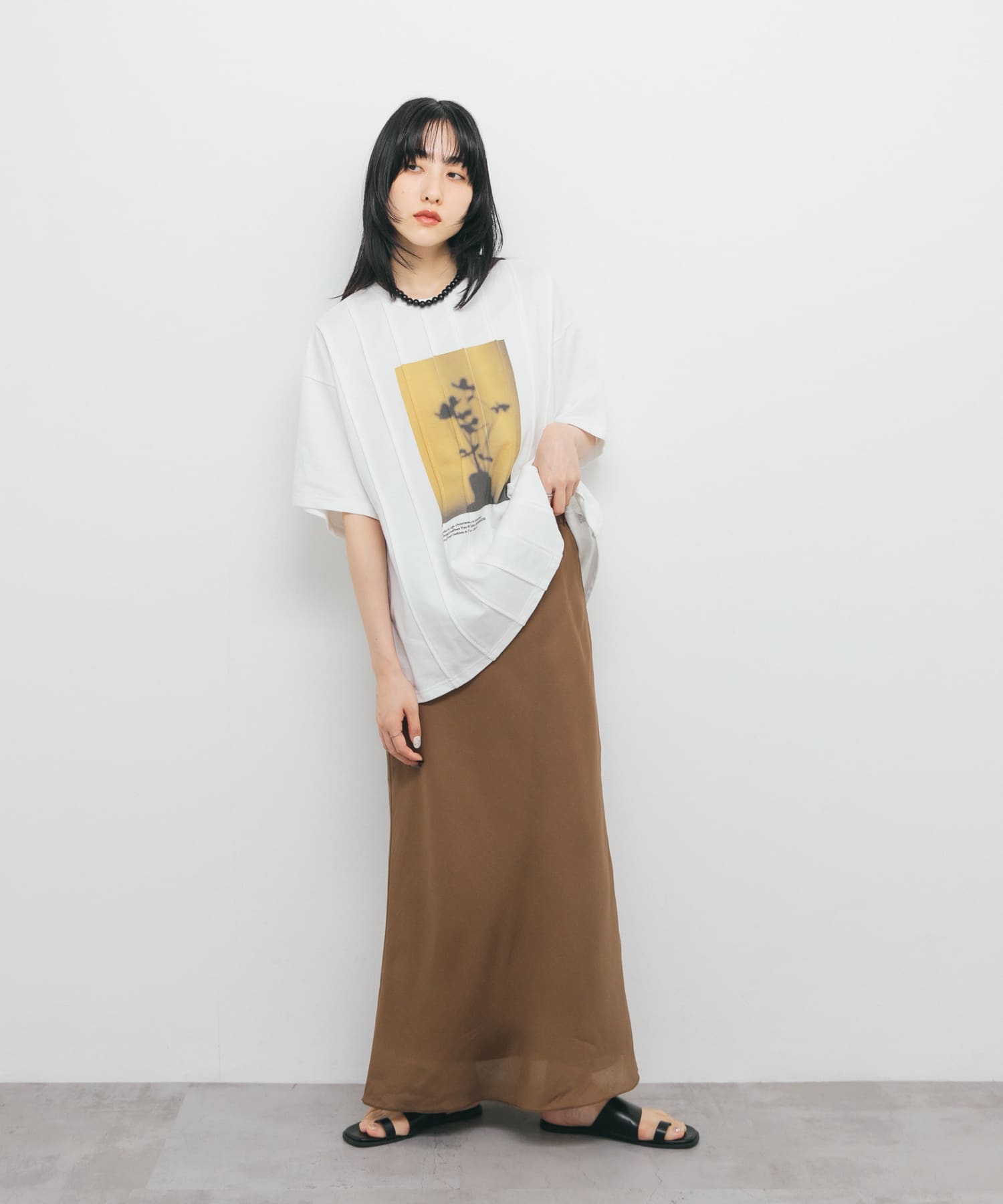 身長：160cm サイズ：one