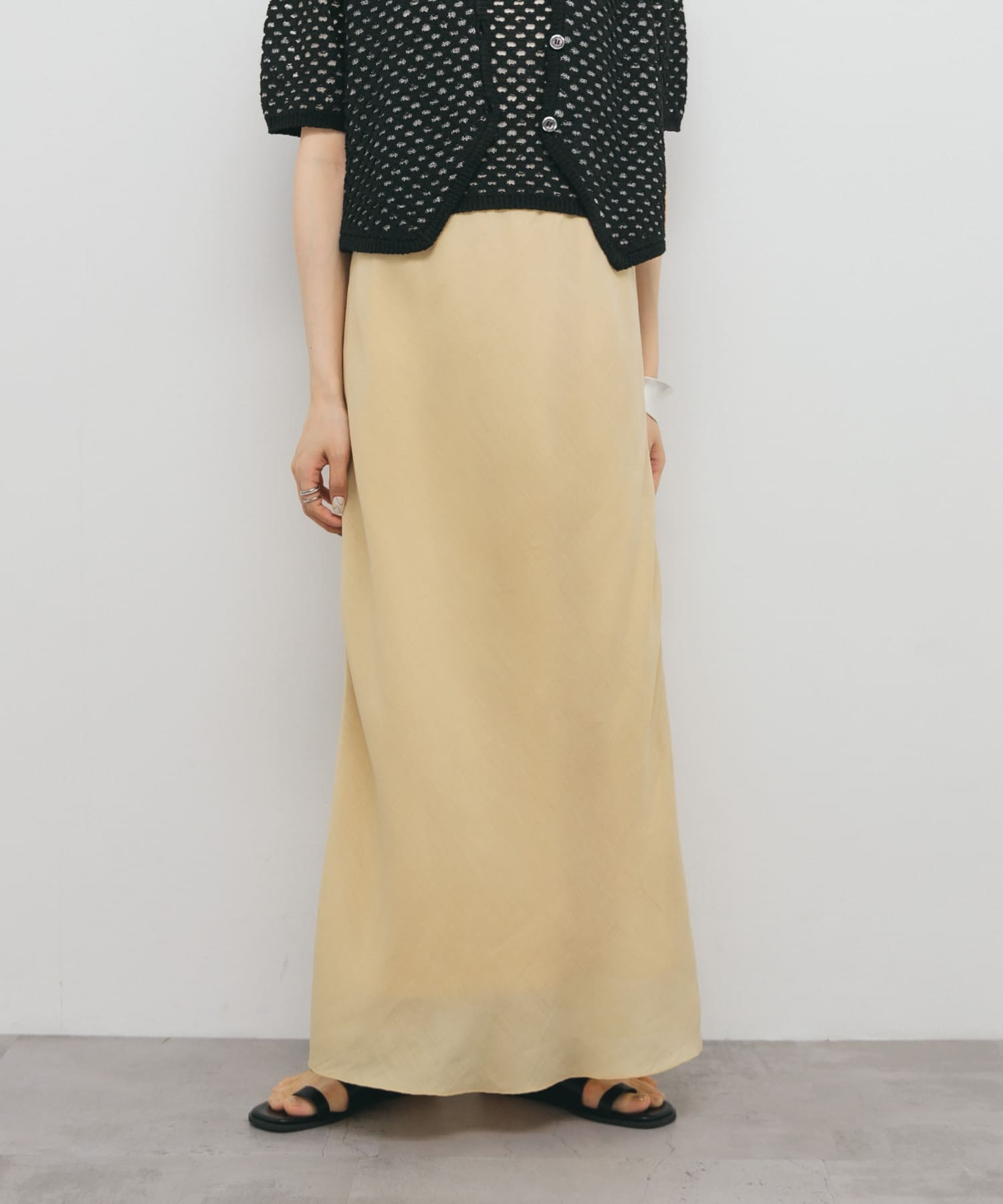 身長：160cm サイズ：one