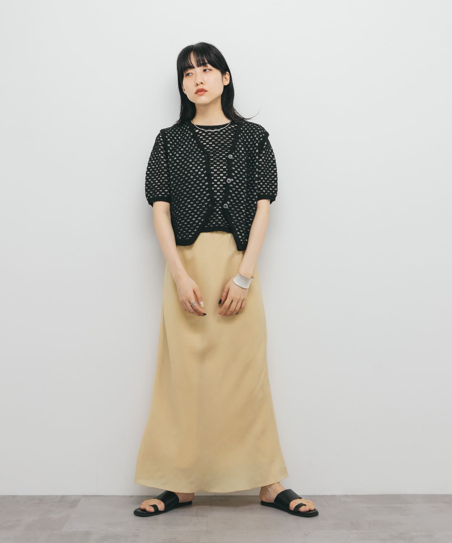 身長：160cm サイズ：one