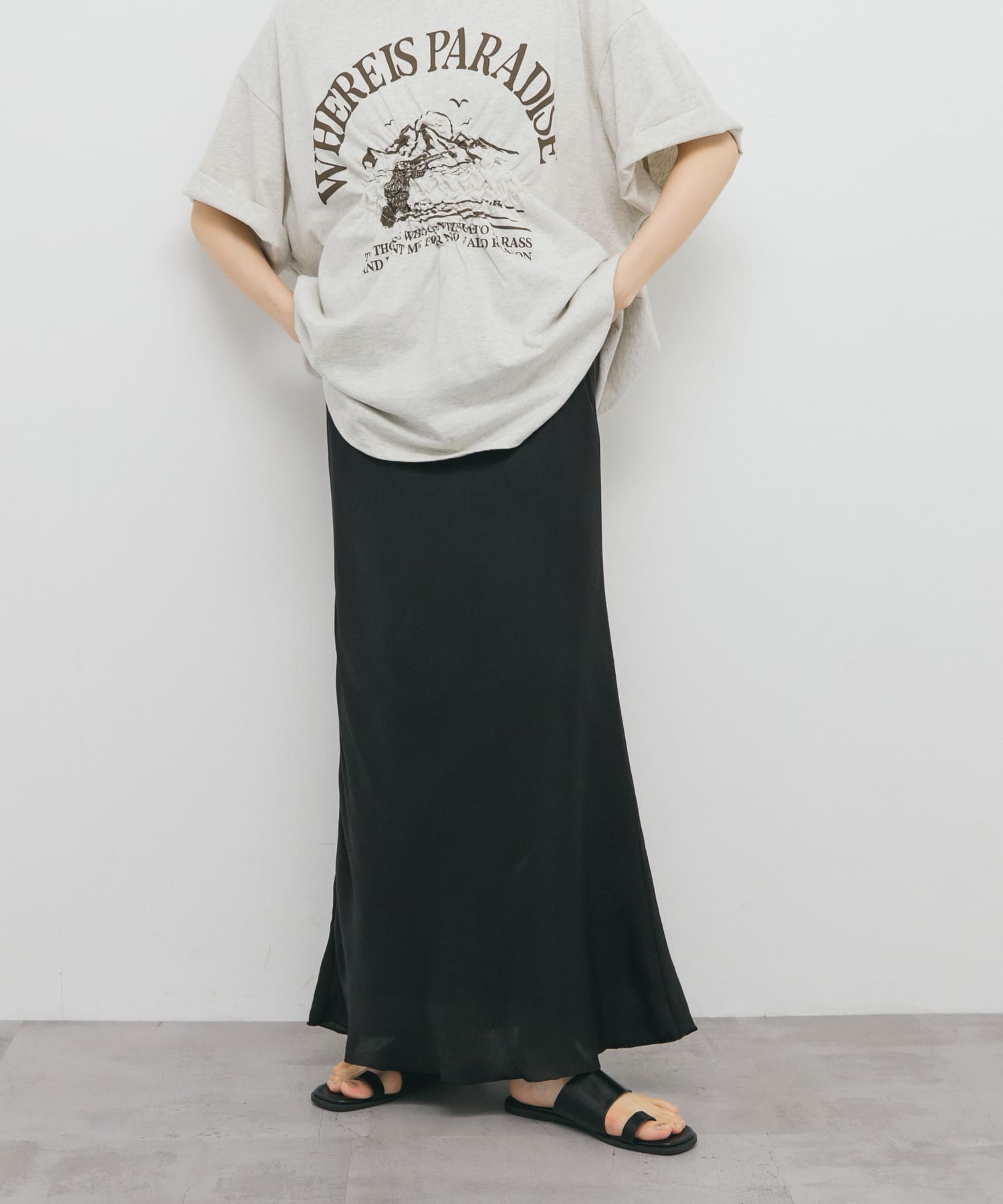 身長：160cm サイズ：one