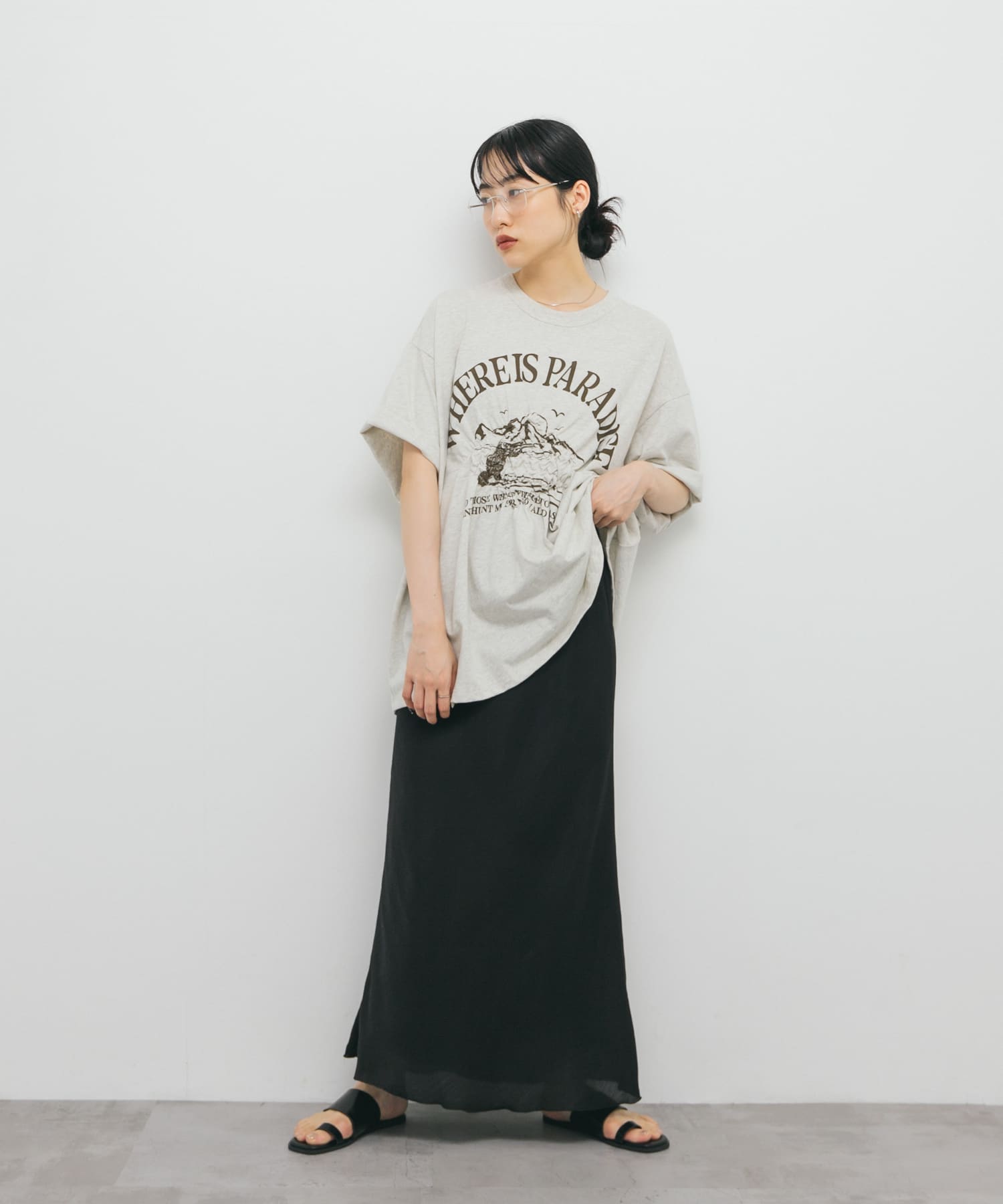 身長：160cm サイズ：one