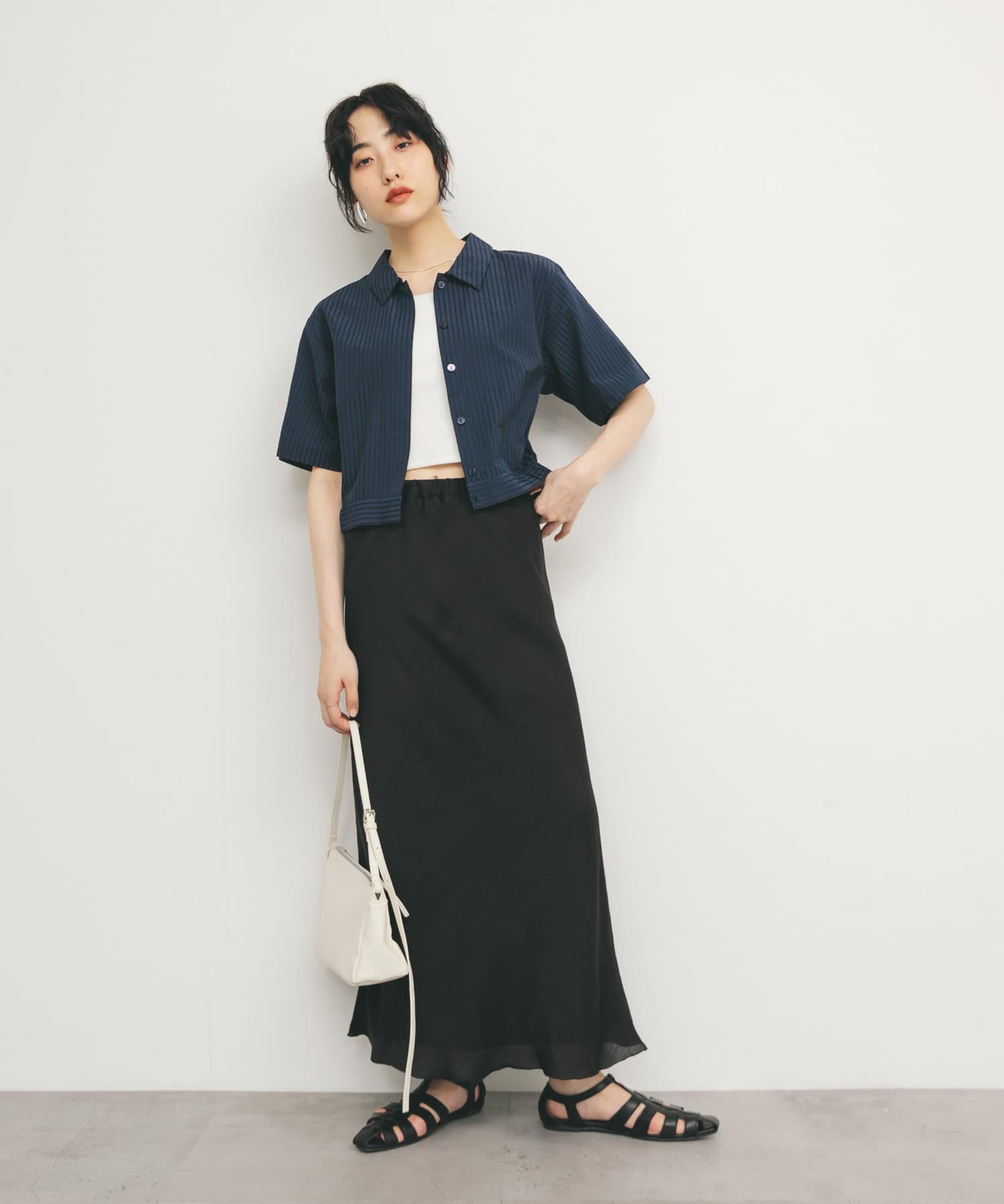 身長：160cm サイズ：one