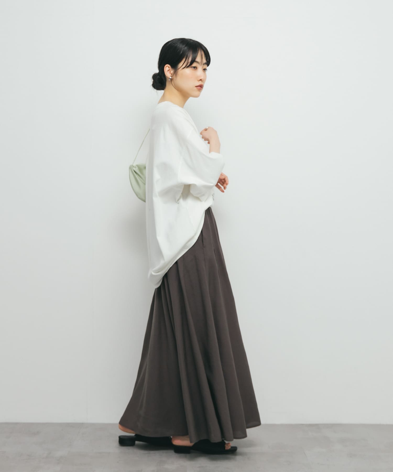 身長：160cm サイズ：one