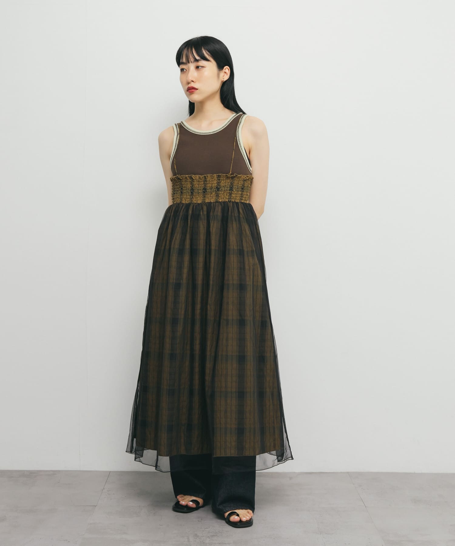 身長：160cm サイズ：one