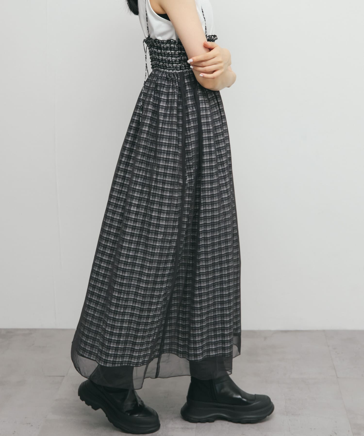 身長：160cm サイズ：one