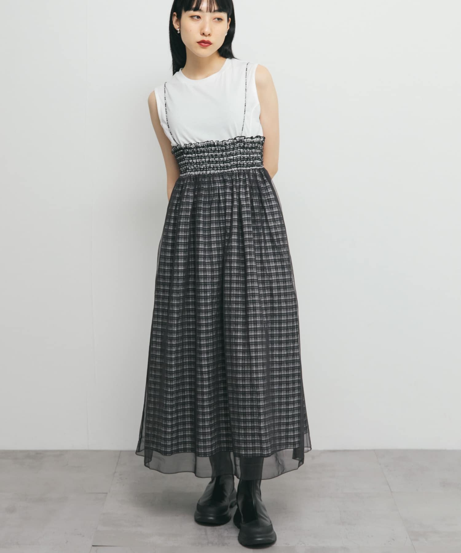 身長：160cm サイズ：one