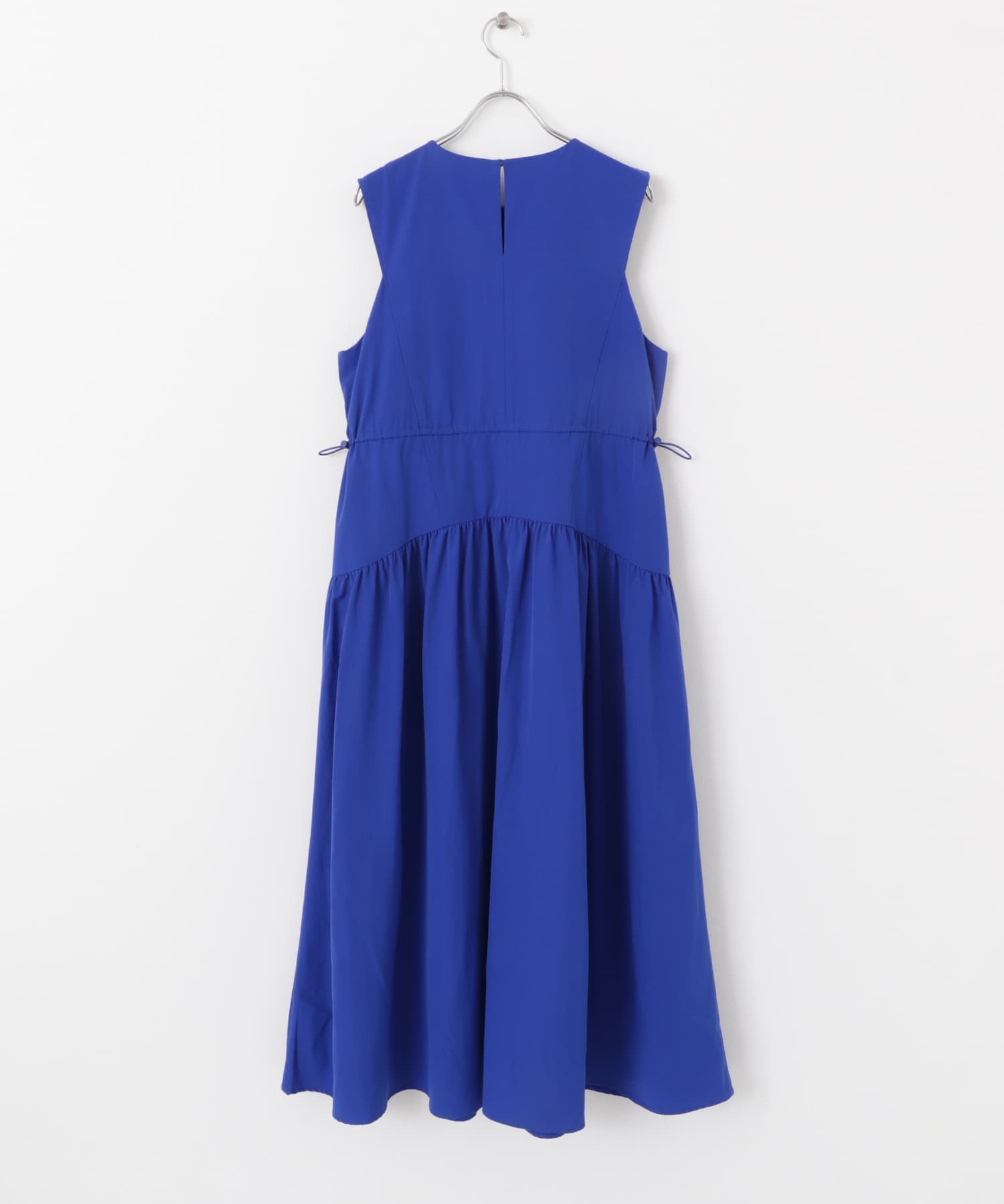 ノースリーブドロストワンピース BLUE one