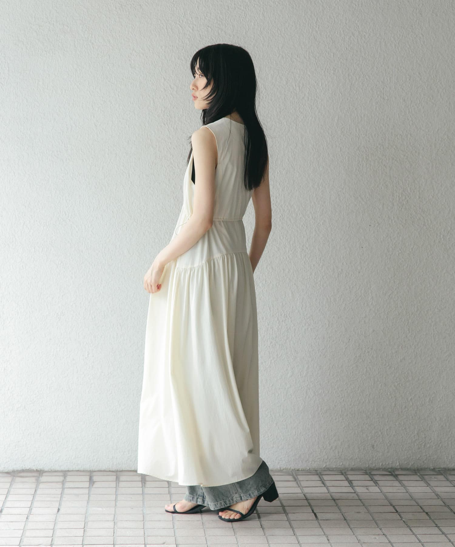 身長：160cm サイズ：one