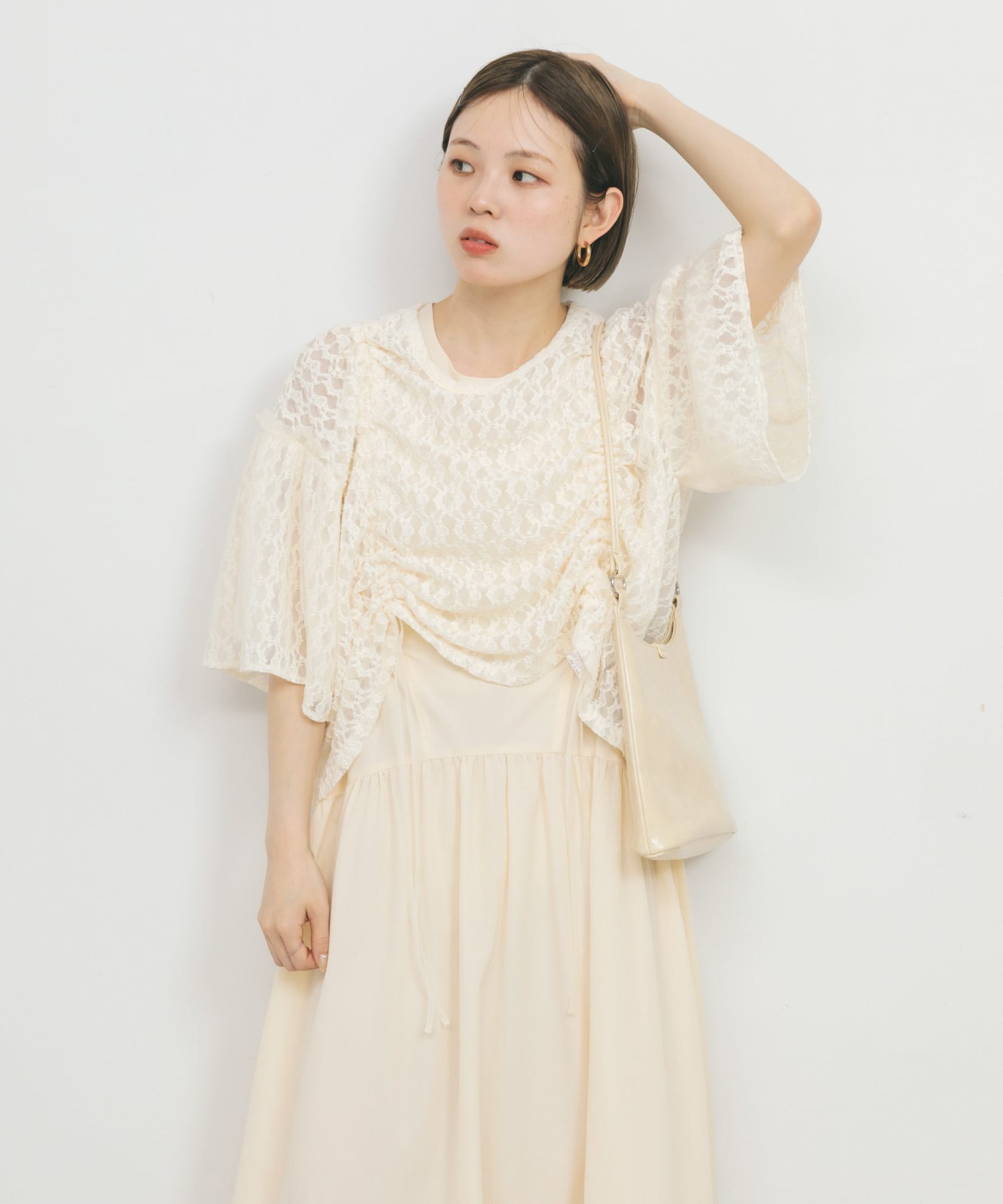 身長：153cm サイズ：one