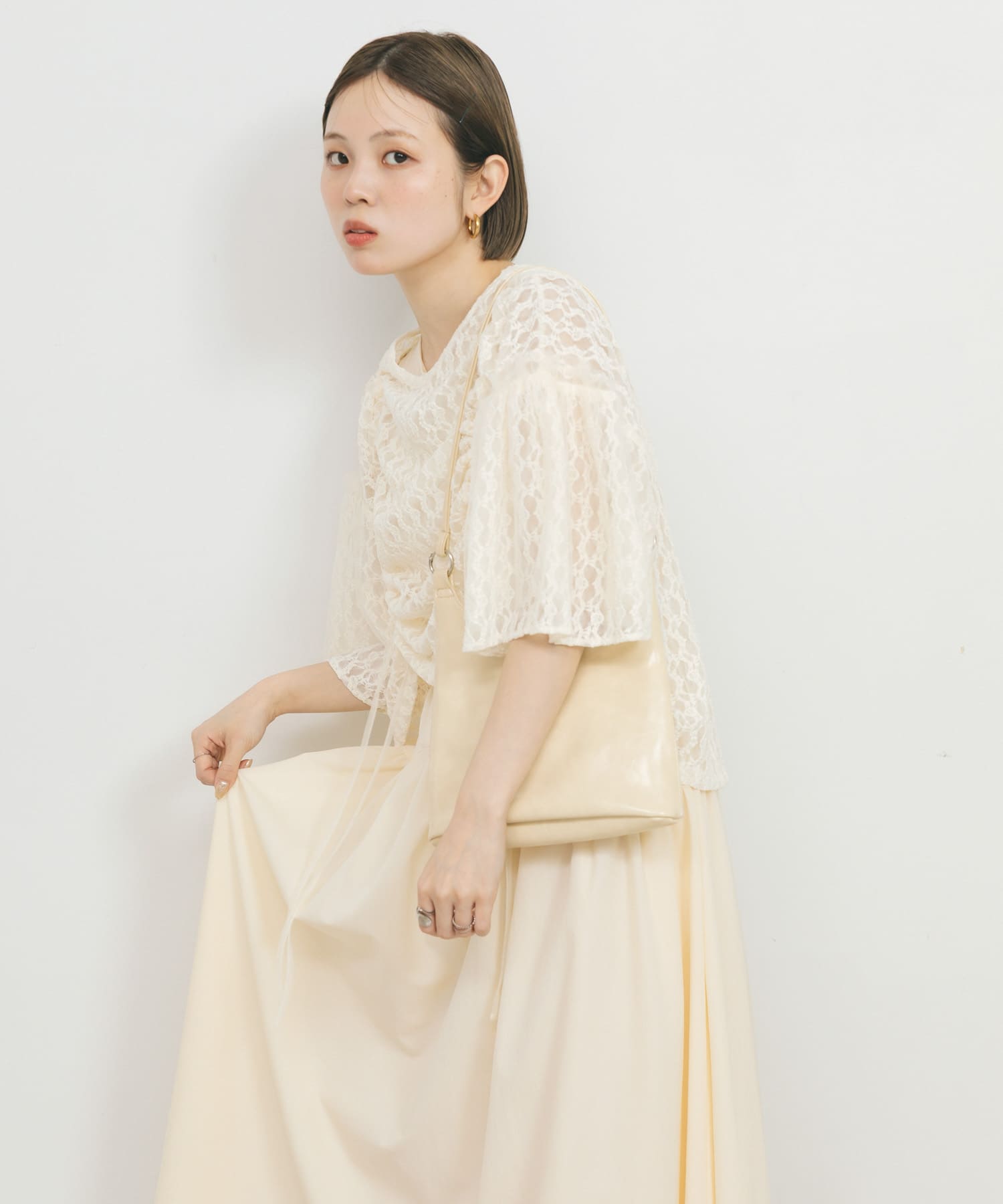 身長：153cm サイズ：one