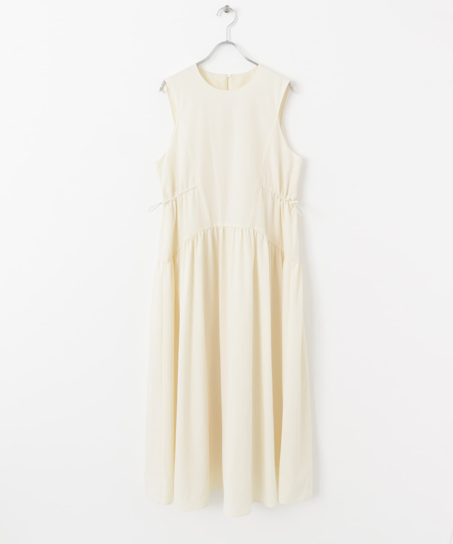 ノースリーブドロストワンピース IVORY one