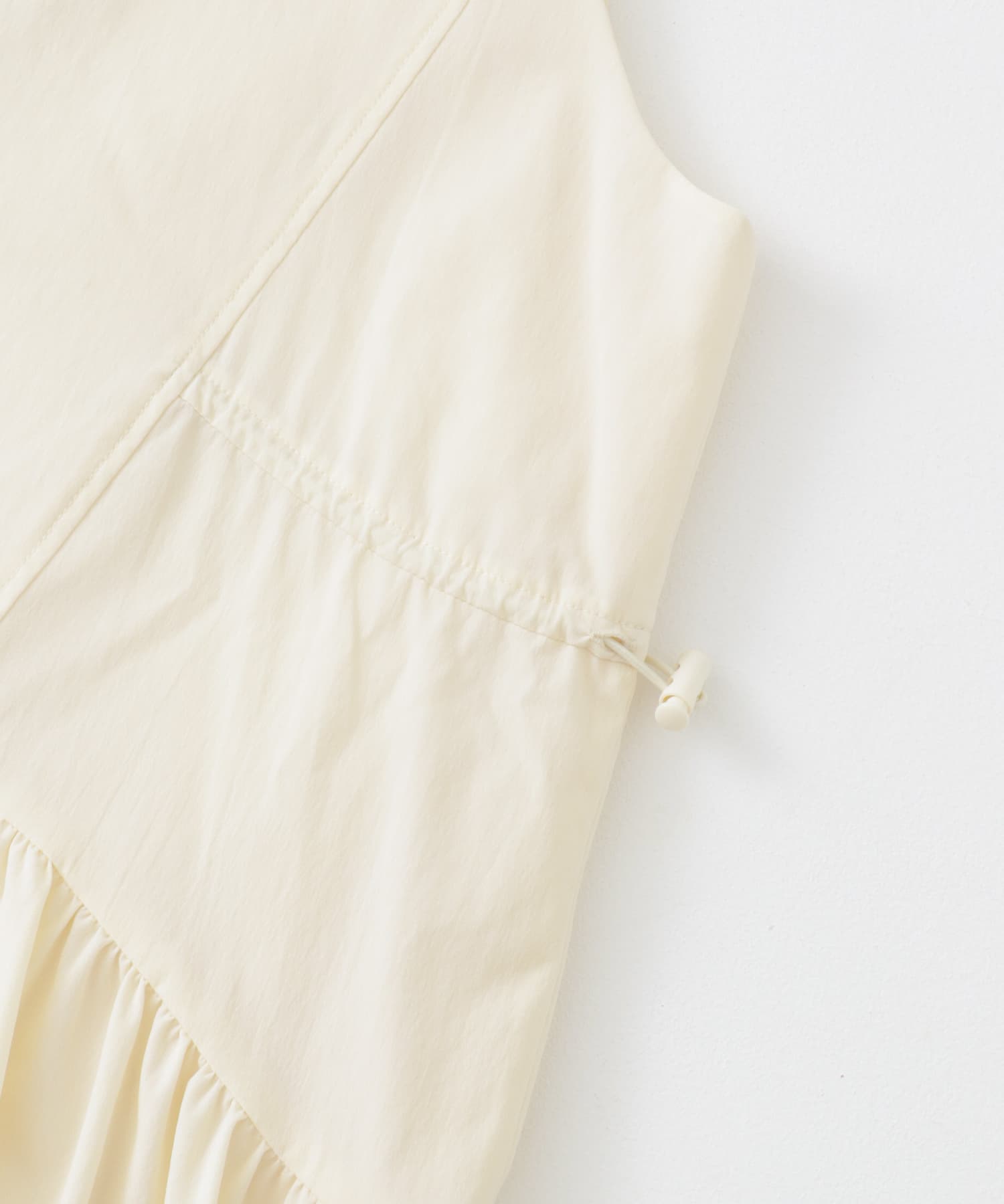 ノースリーブドロストワンピース IVORY one