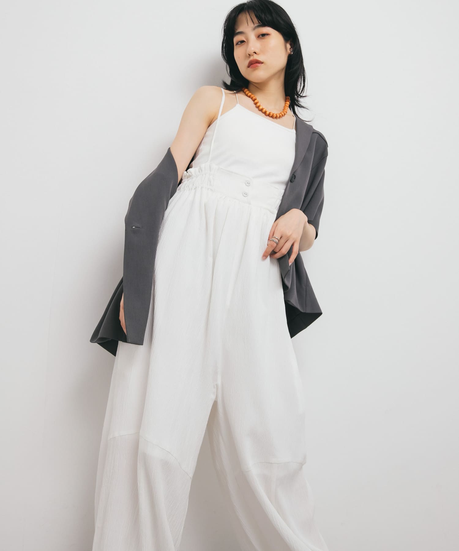 身長：160cm サイズ：one