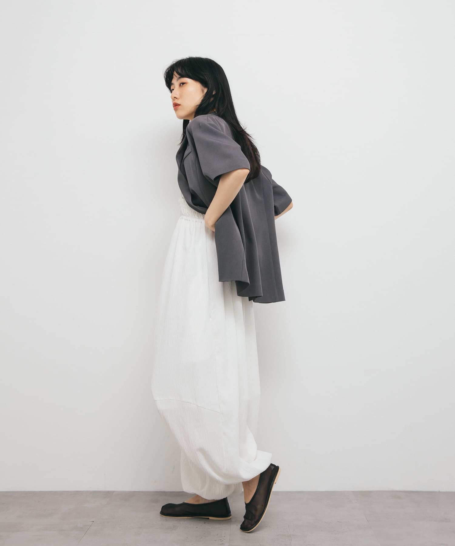 身長：160cm サイズ：one
