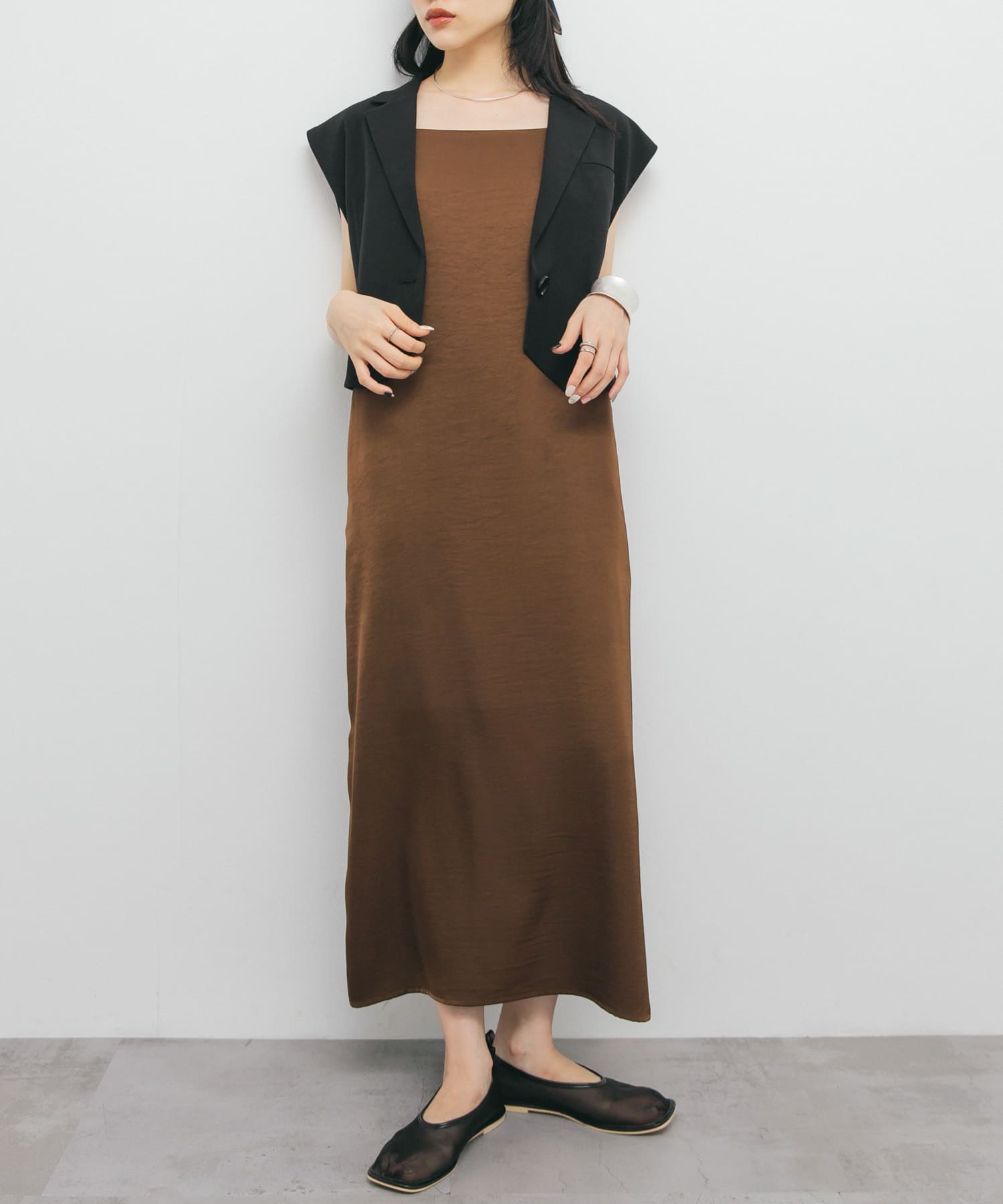 身長：160cm サイズ：one