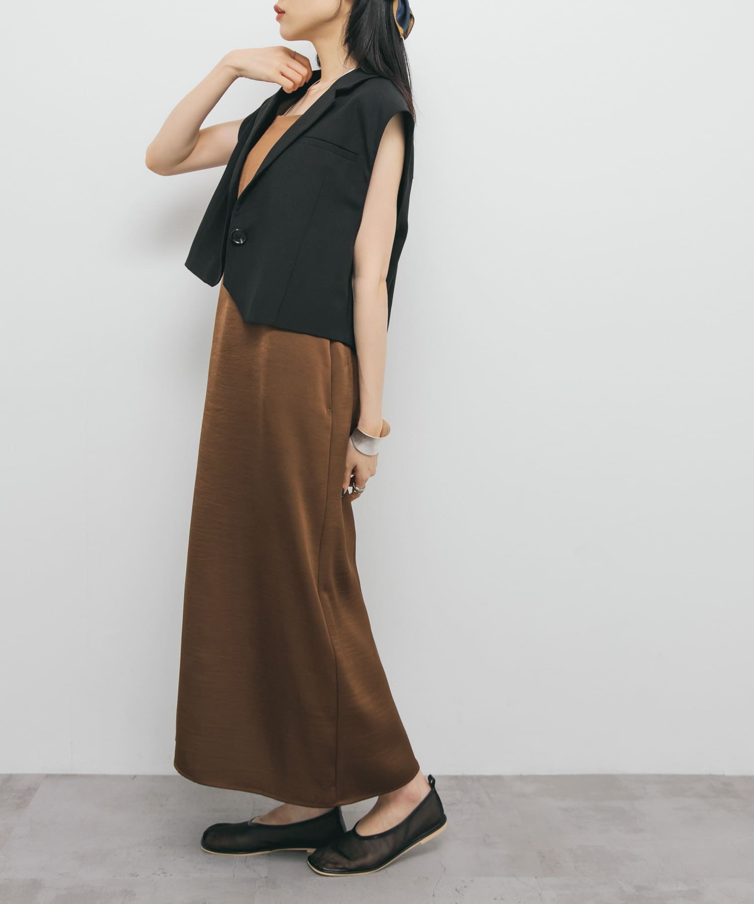身長：160cm サイズ：one