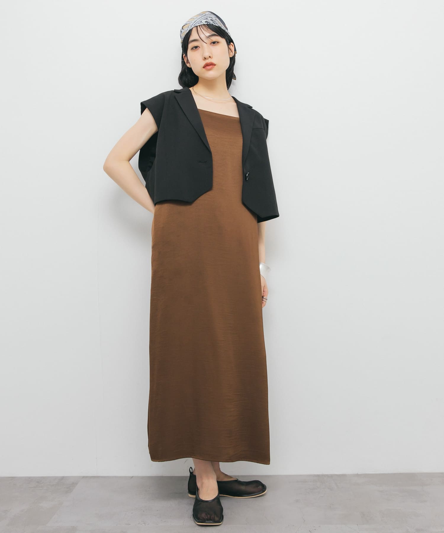 身長：160cm サイズ：one