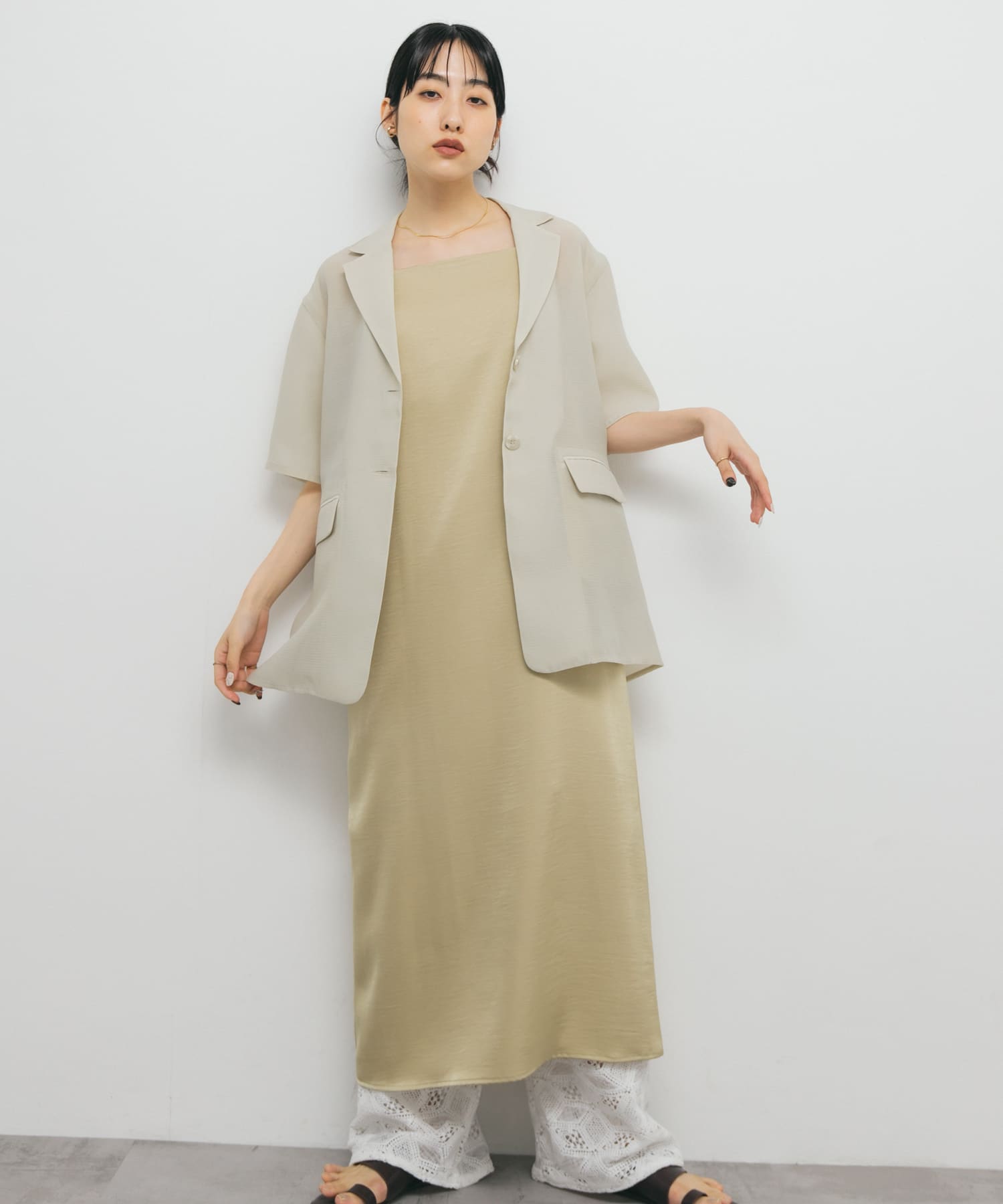 身長：160cm サイズ：one
