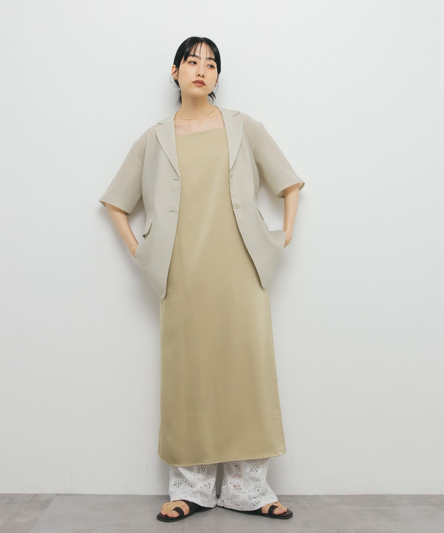 身長：160cm サイズ：one