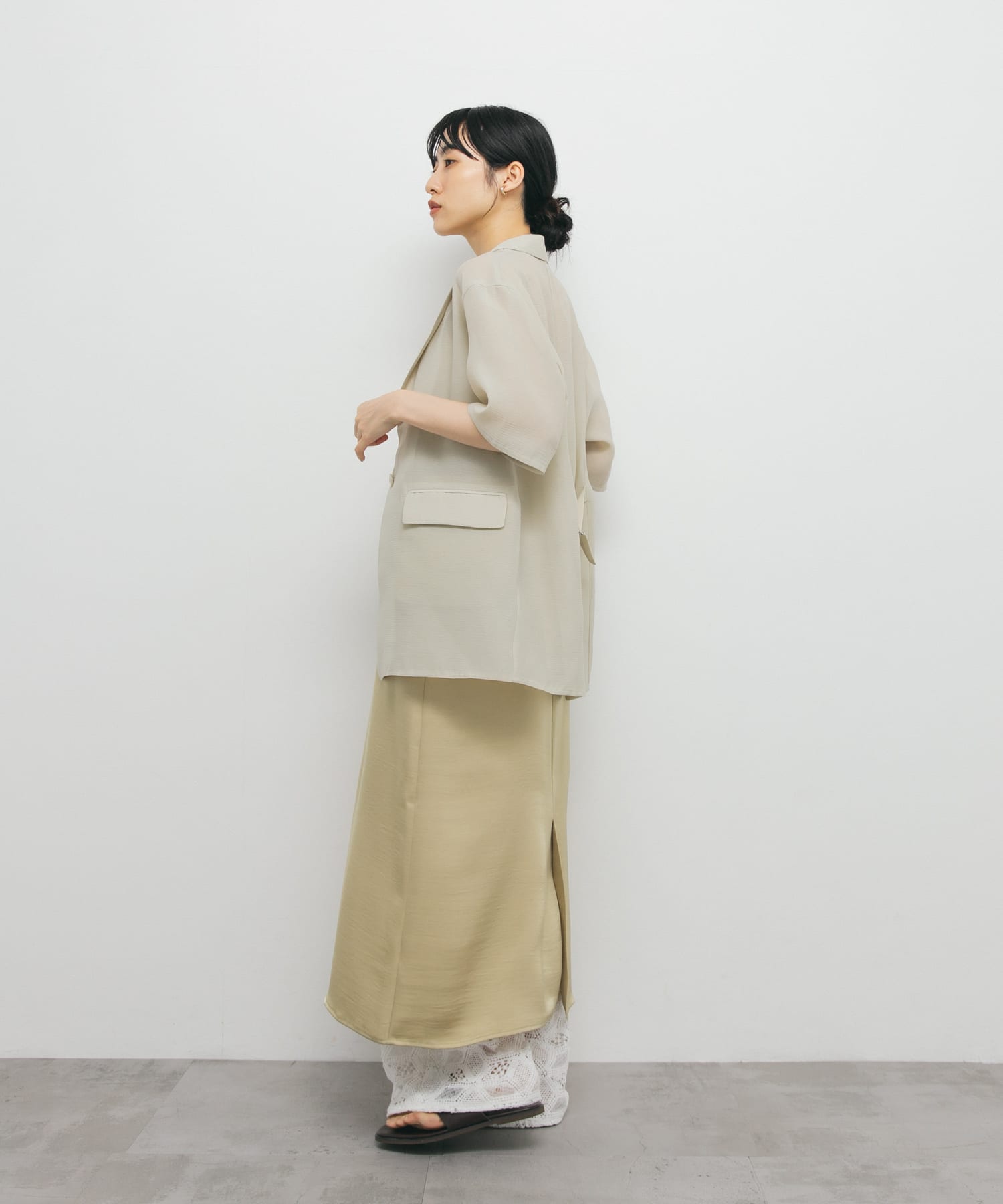 身長：160cm サイズ：one